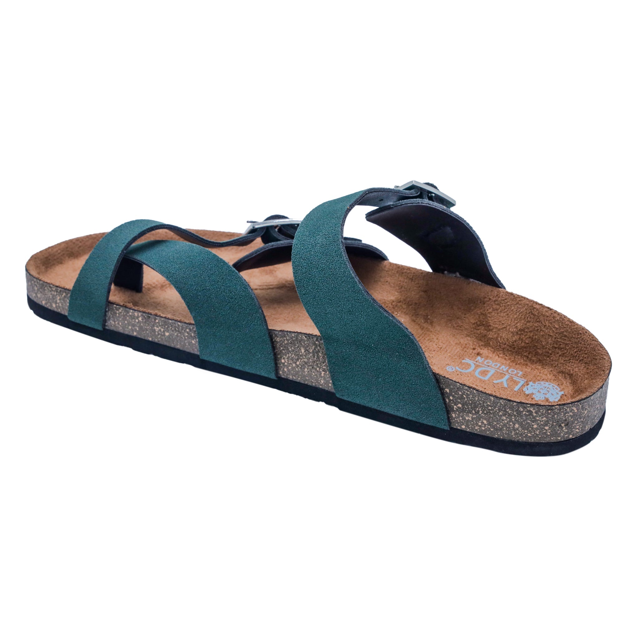 Green Suede Sandals for Women - Soho