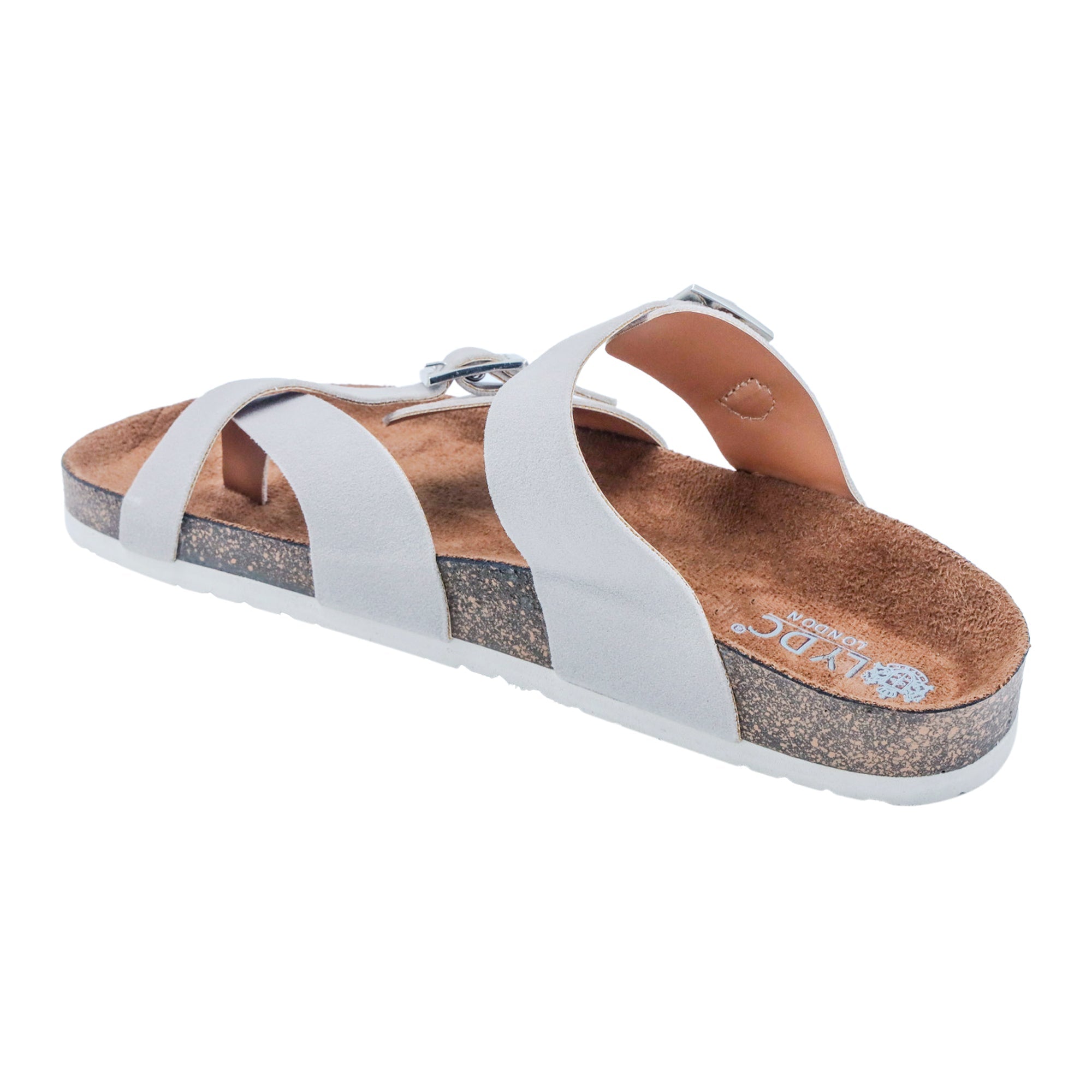Grey Suede Sandals for Women - Soho