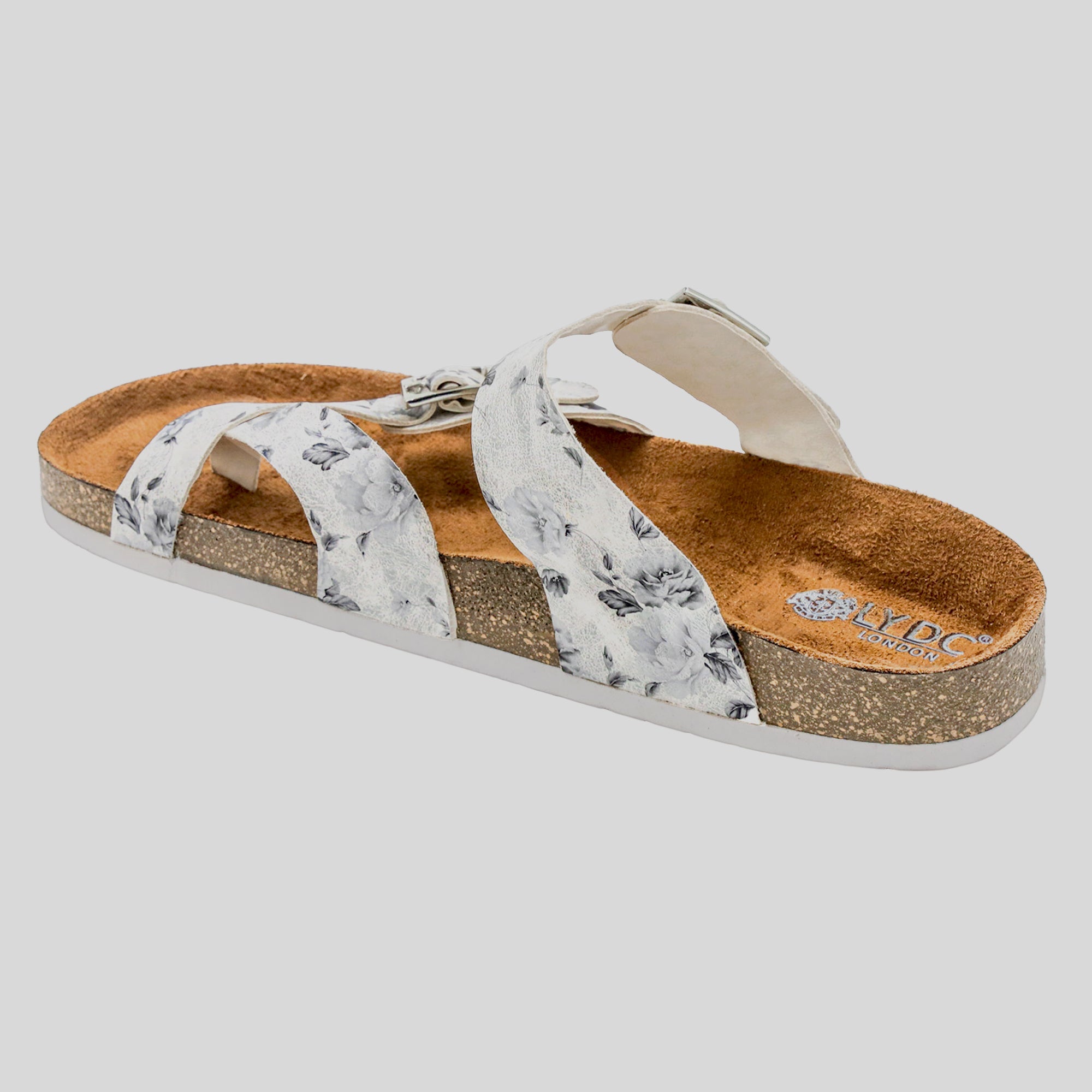 White Flower Sandals for Women - Soho
