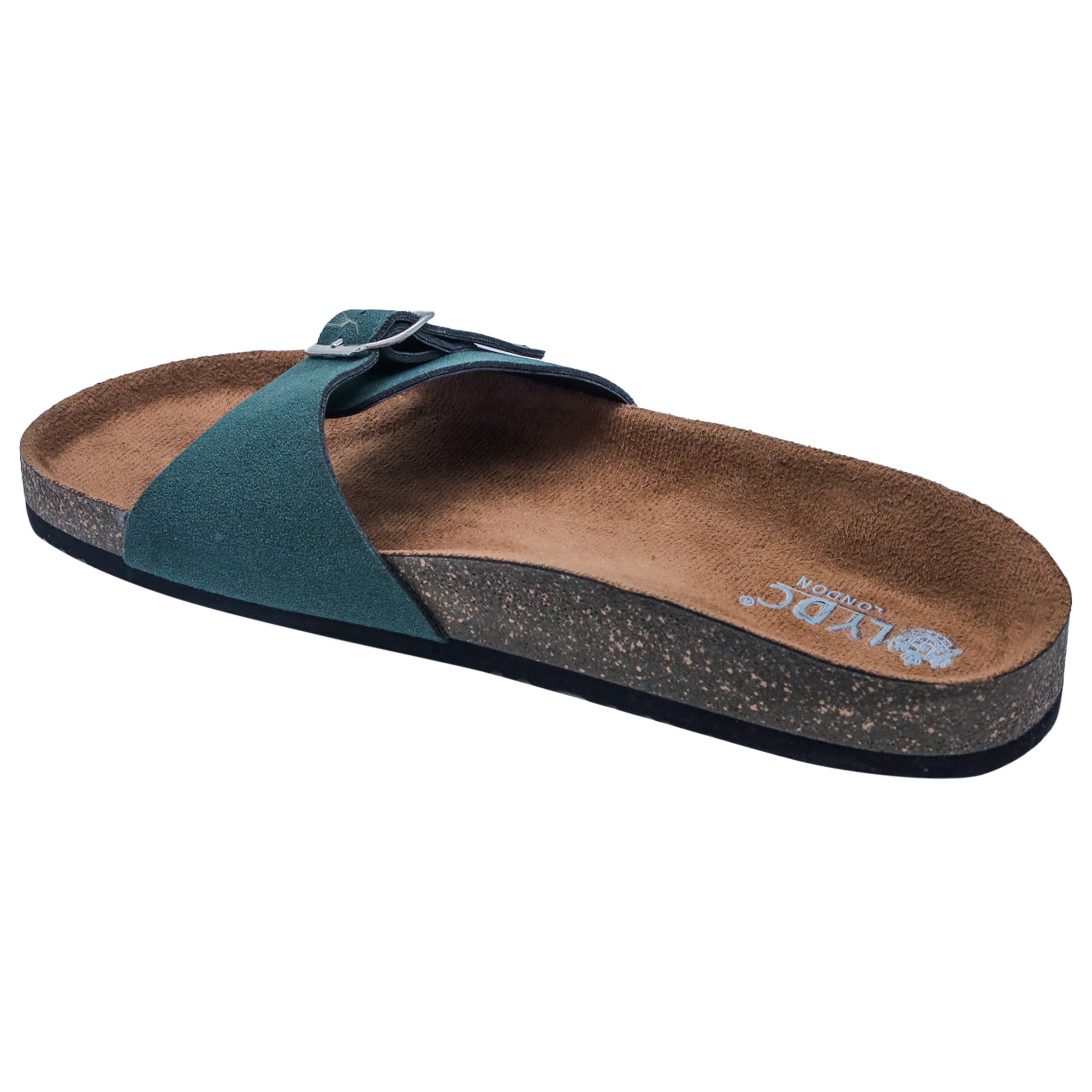 Olive Green Suede Sandals for Women - Camden