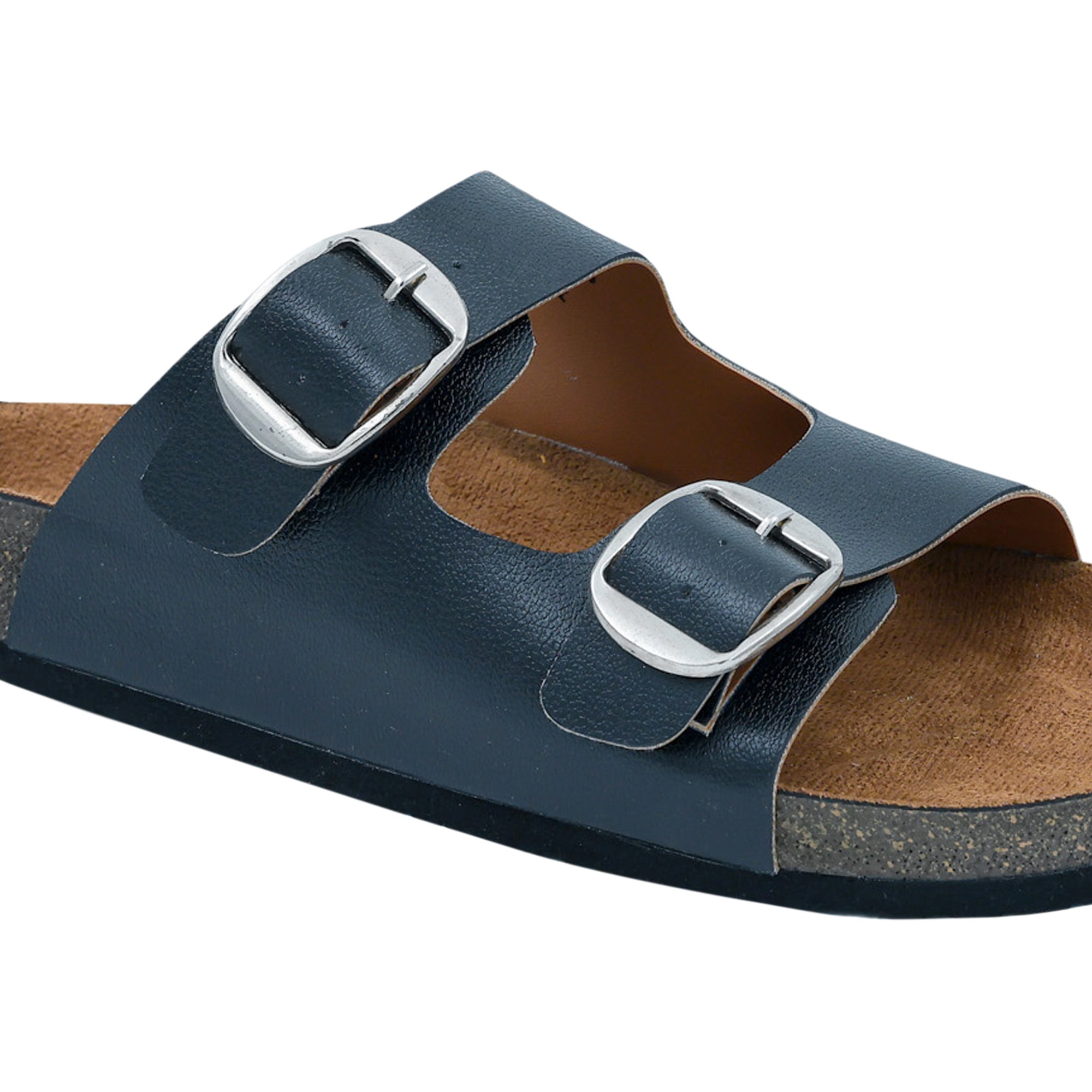 Women's Flat Sandals in Black Color