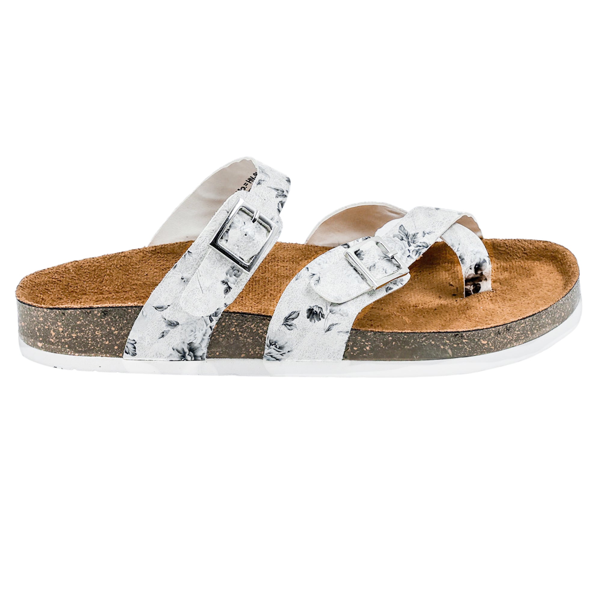 White Flower Sandals for Women - Soho