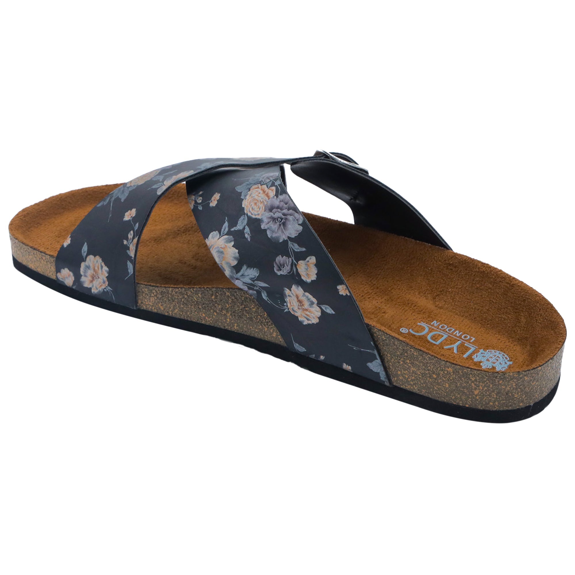 Black Women's Flat Sandals