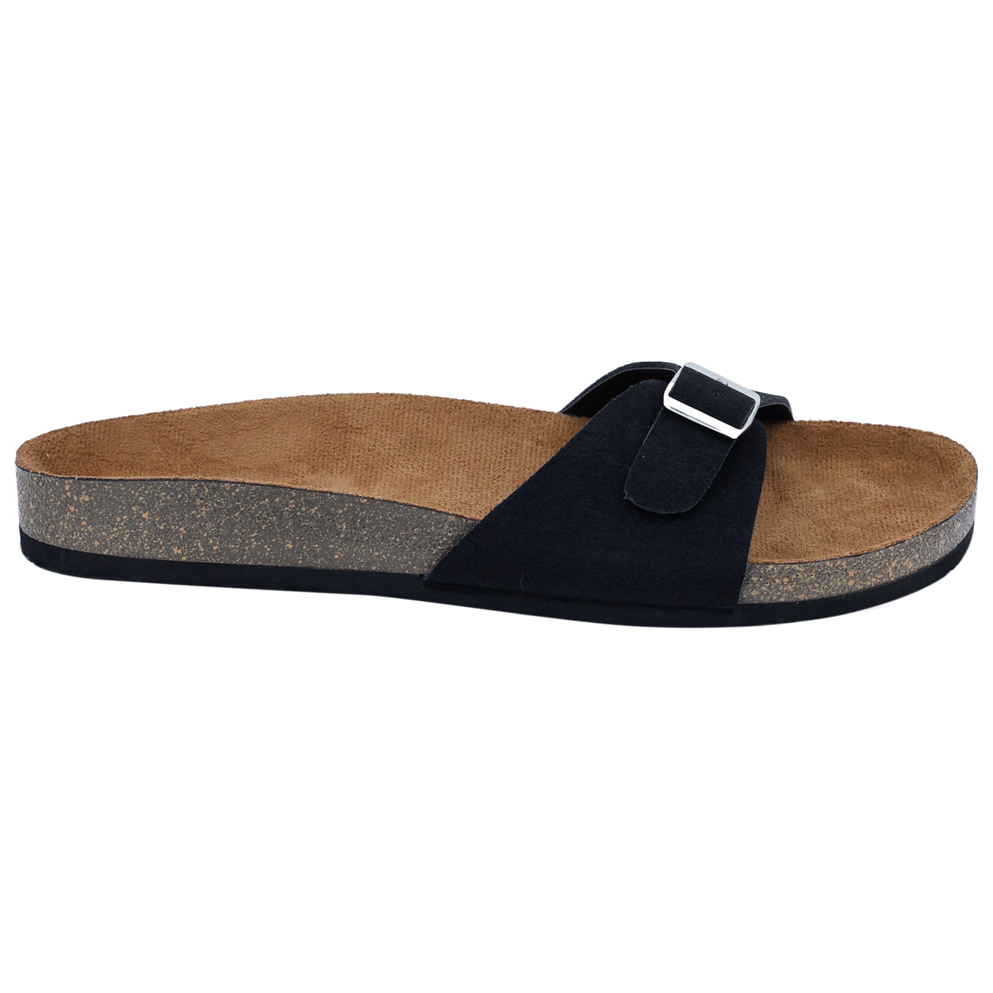 Black Suede Sandals for Women - Camden