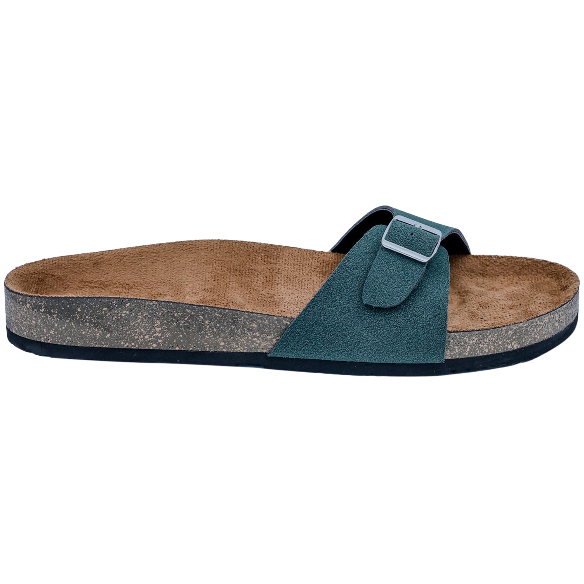 Olive Green Suede Sandals for Women - Camden