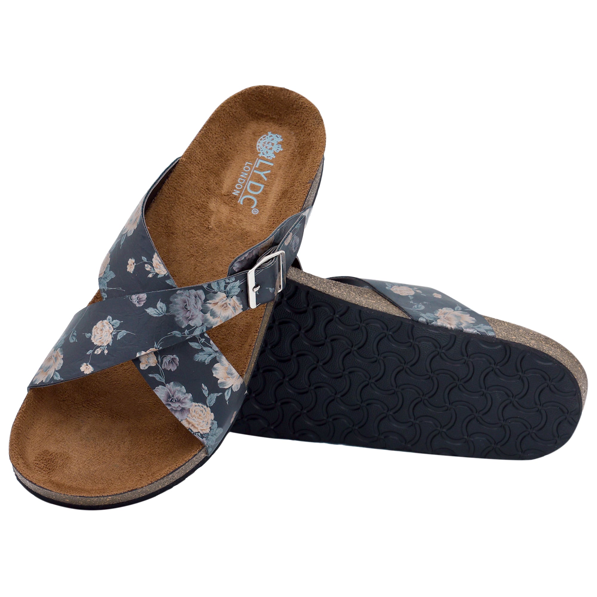 Black Women's Flat Sandals