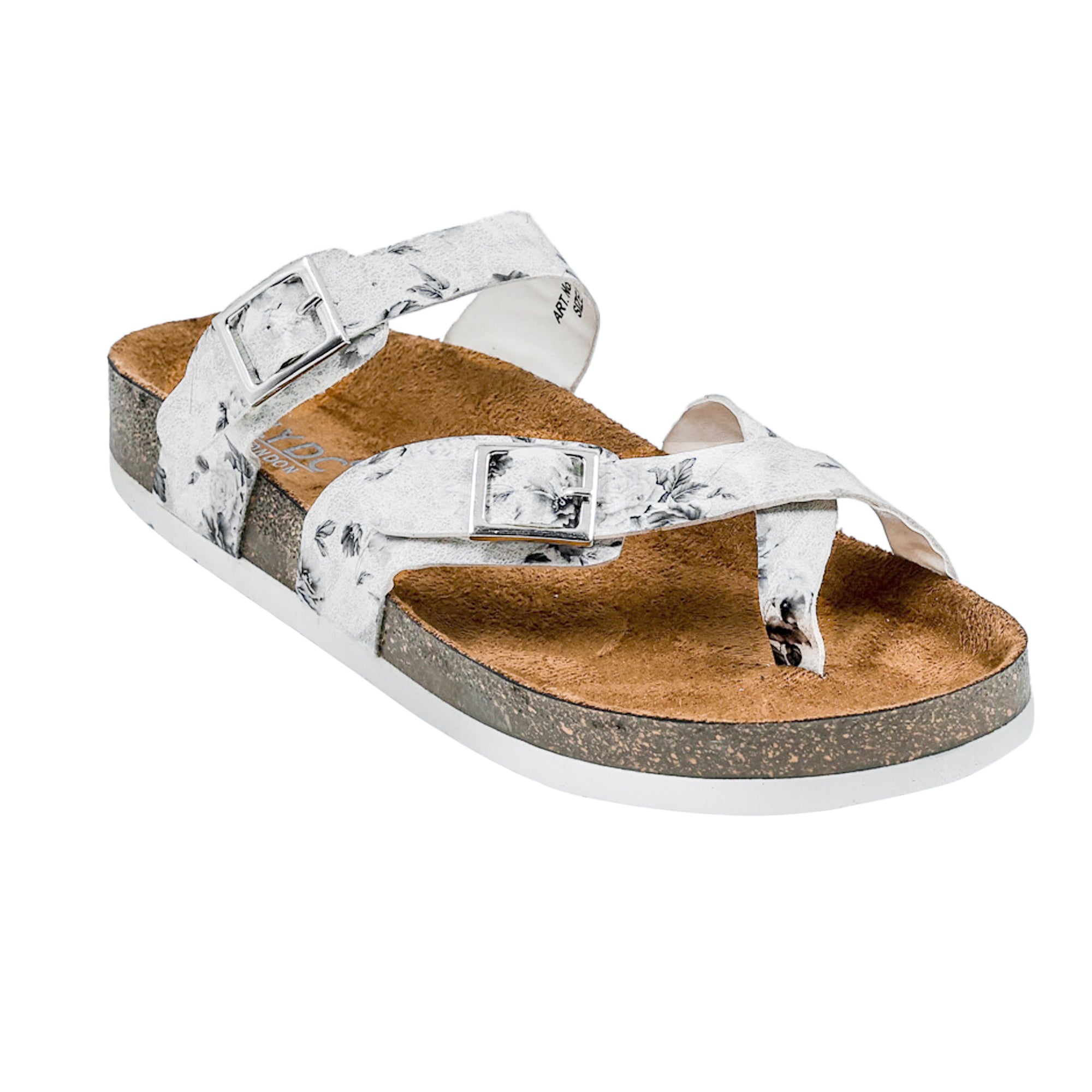 White Flower Sandals for Women - Soho