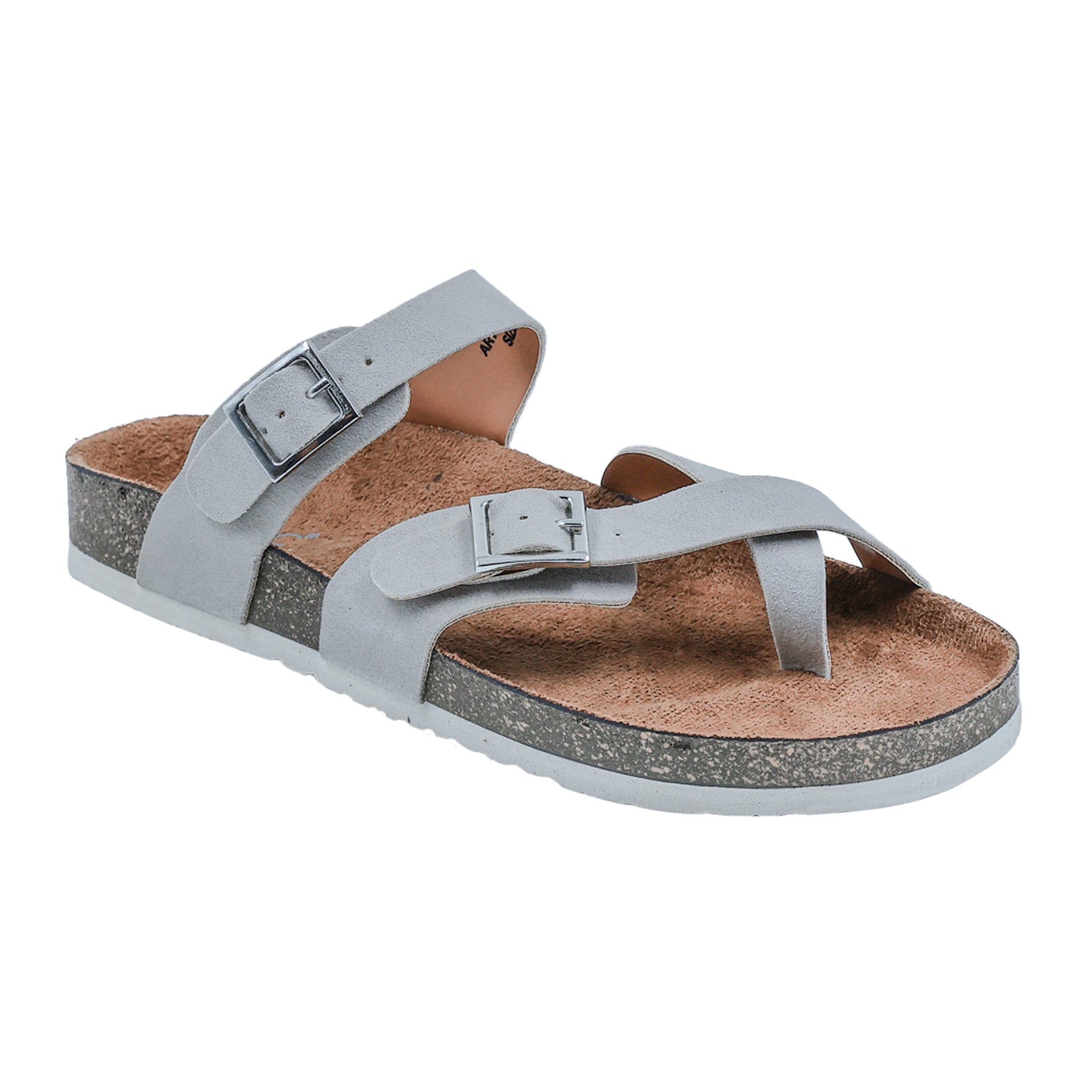 Grey Suede Sandals for Women - Soho