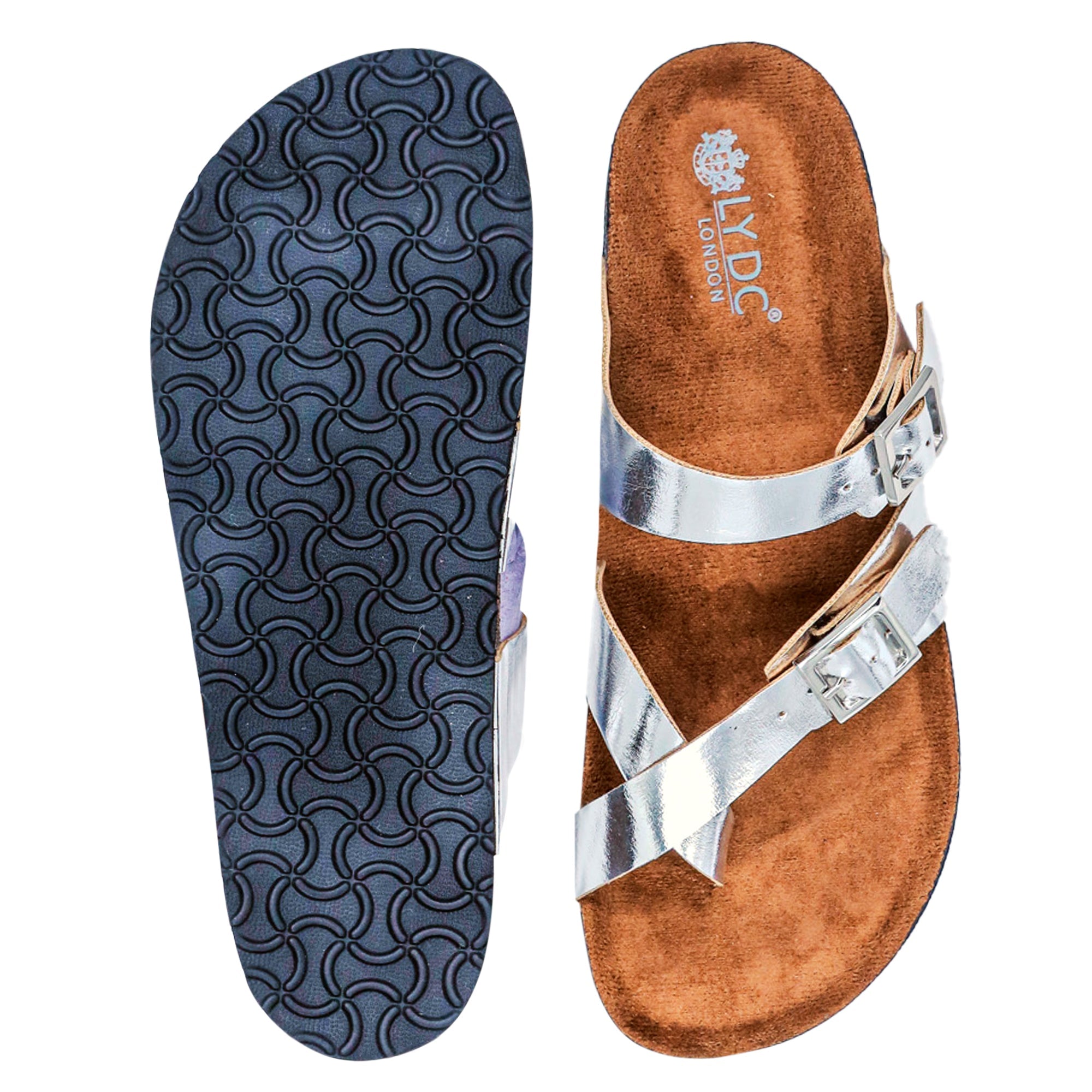 Silver Compass Sandals for Women - Soho