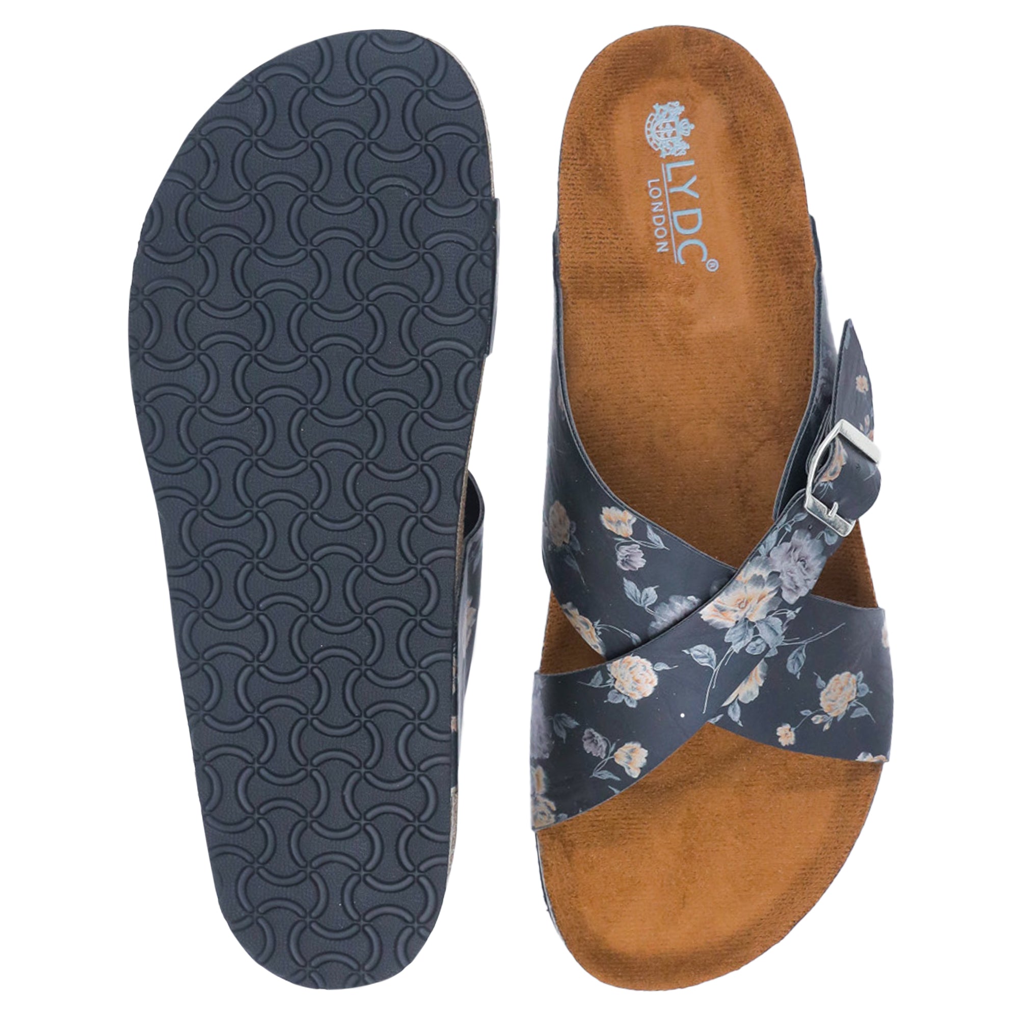 Black Women's Flat Sandals