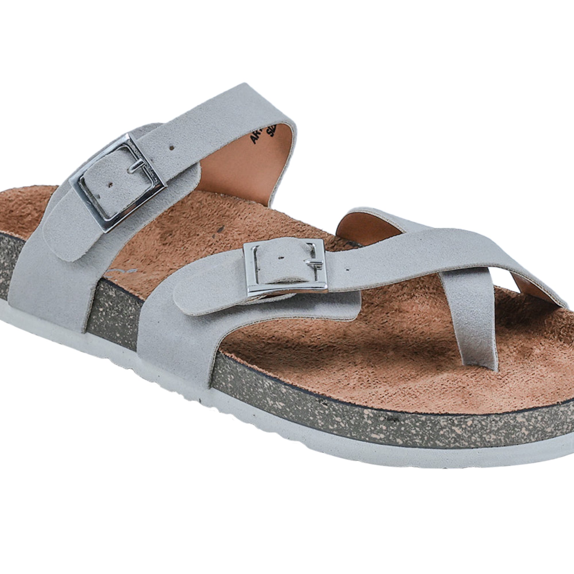Grey Suede Sandals for Women - Soho