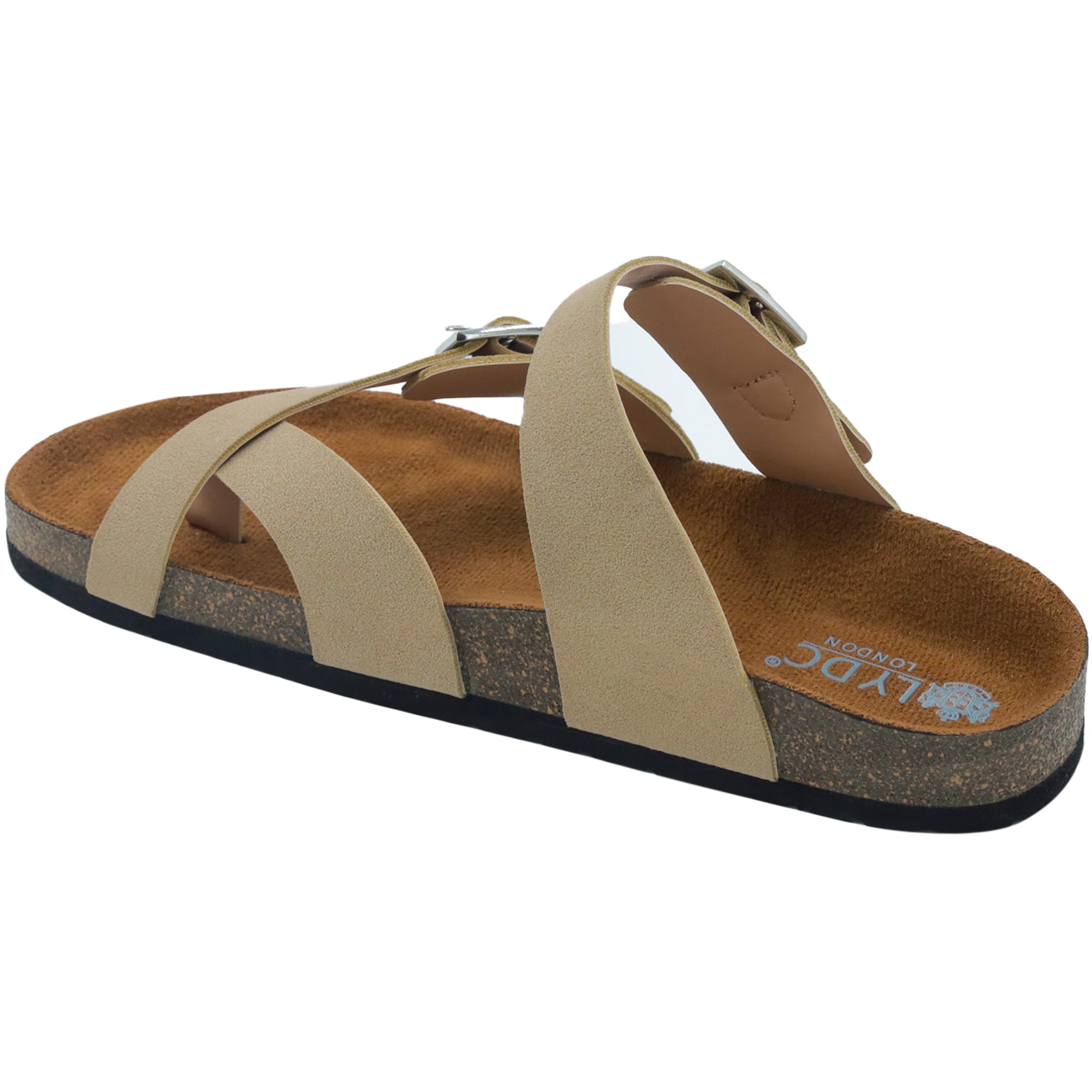 Beige Suede Sandals for Women - Soho