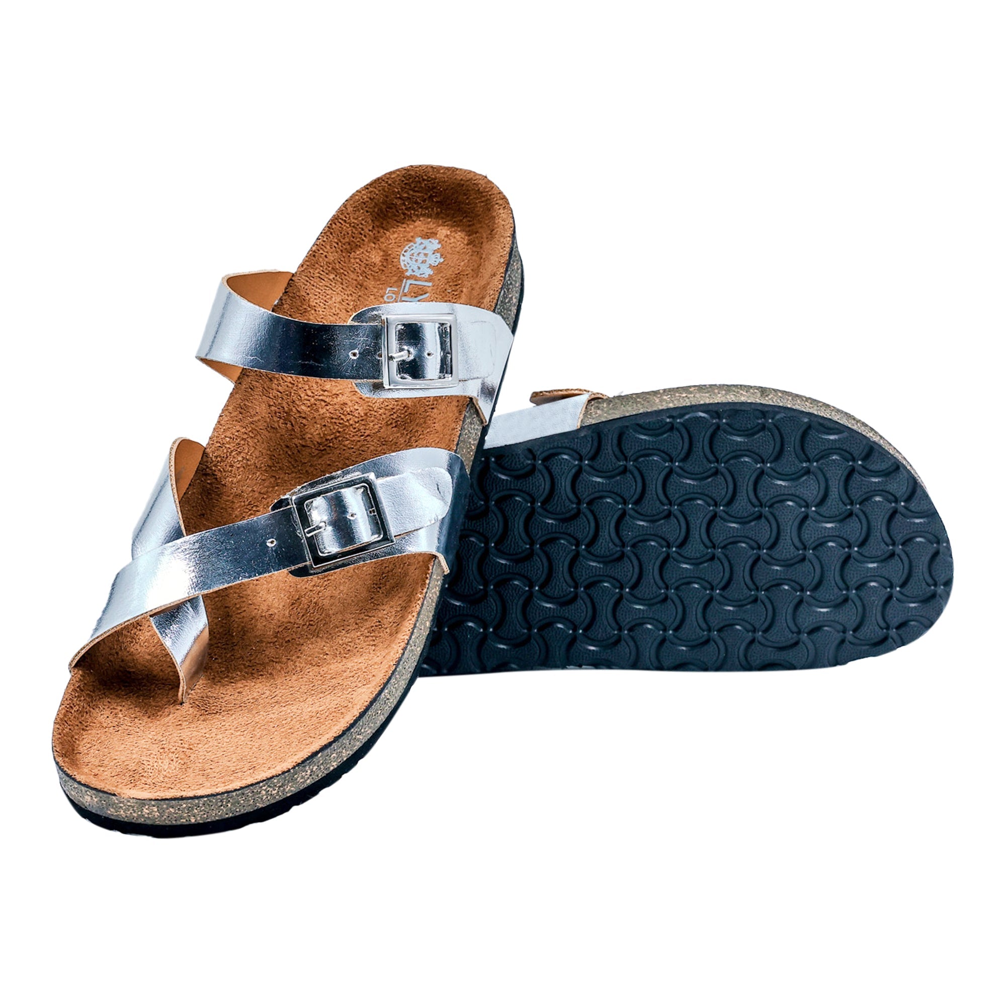 Silver Compass Sandals for Women - Soho