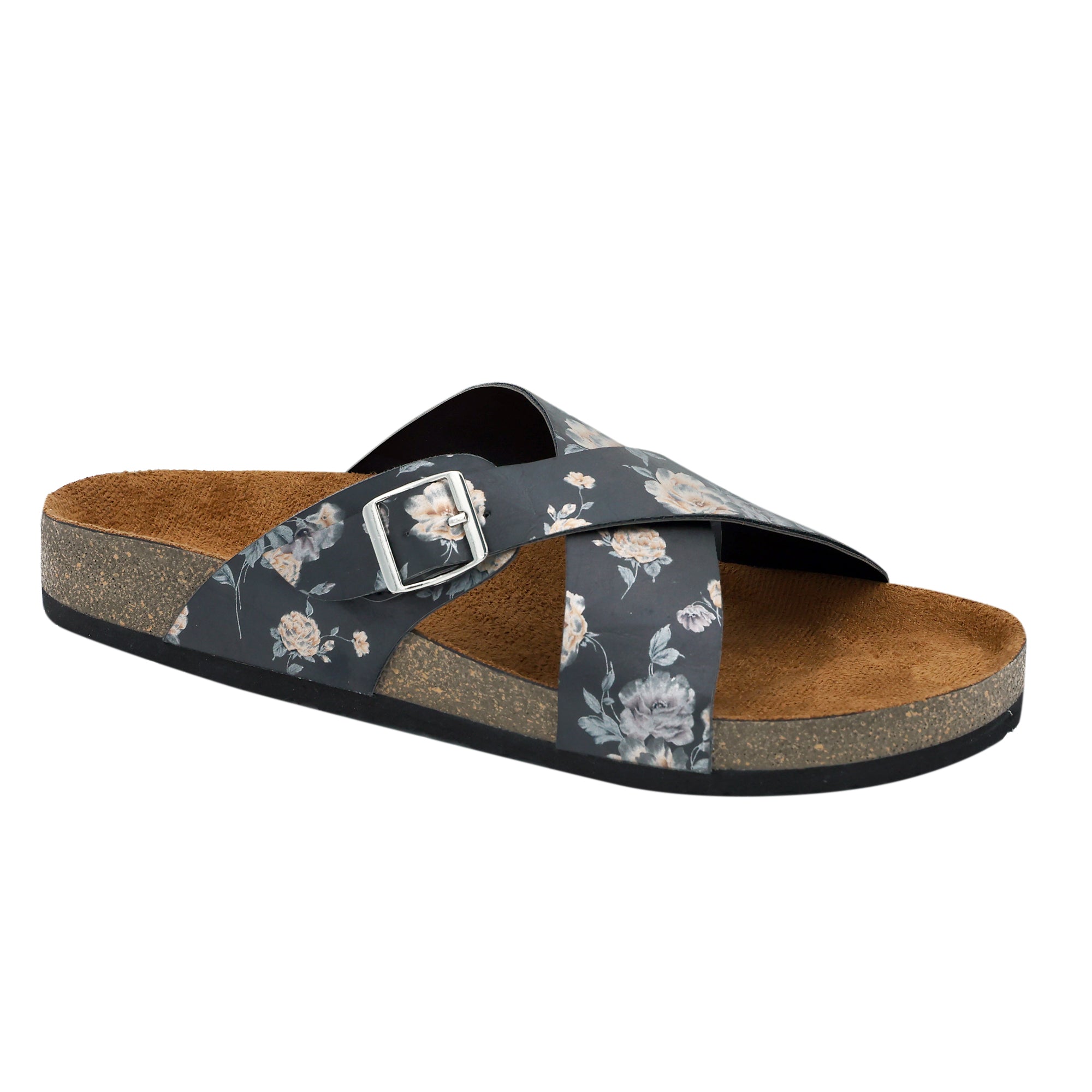 Black Women's Flat Sandals