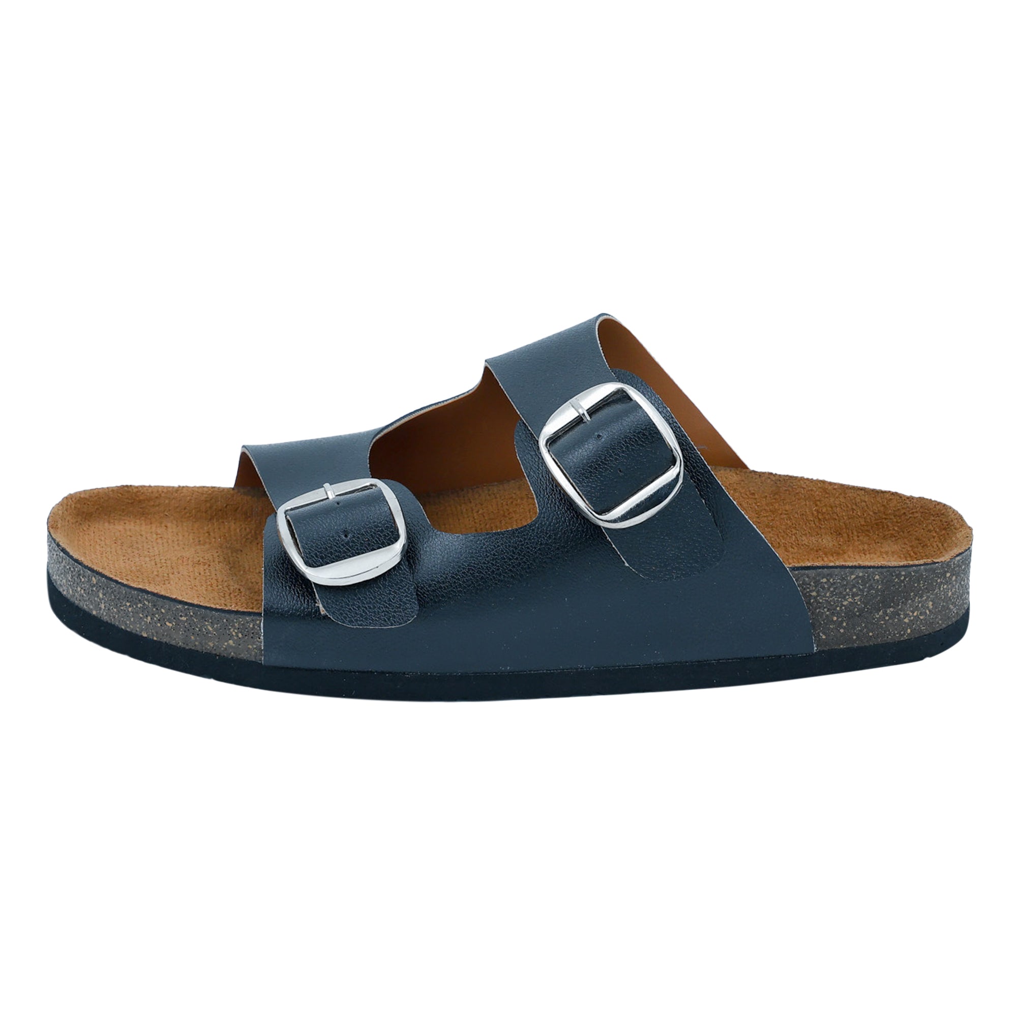 Women's Flat Sandals in Black Color