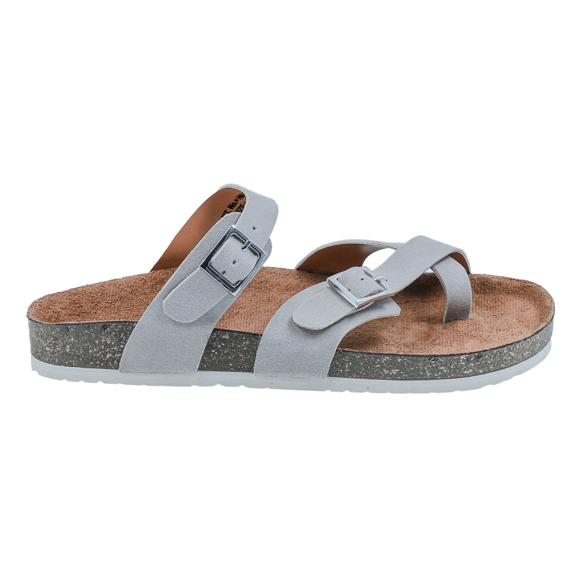Grey Suede Sandals for Women - Soho