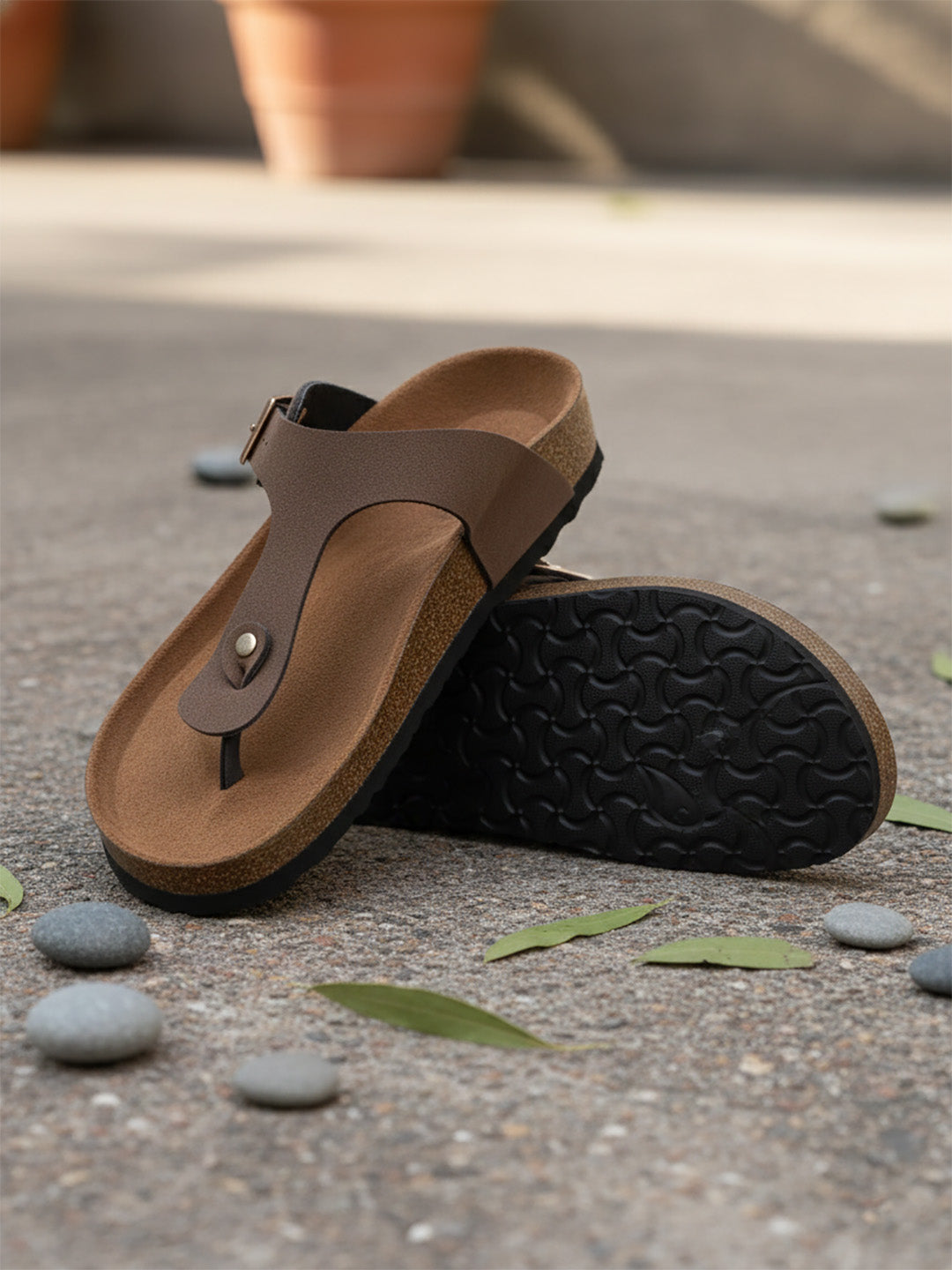 Brown Suede Sandals for Women - Regent