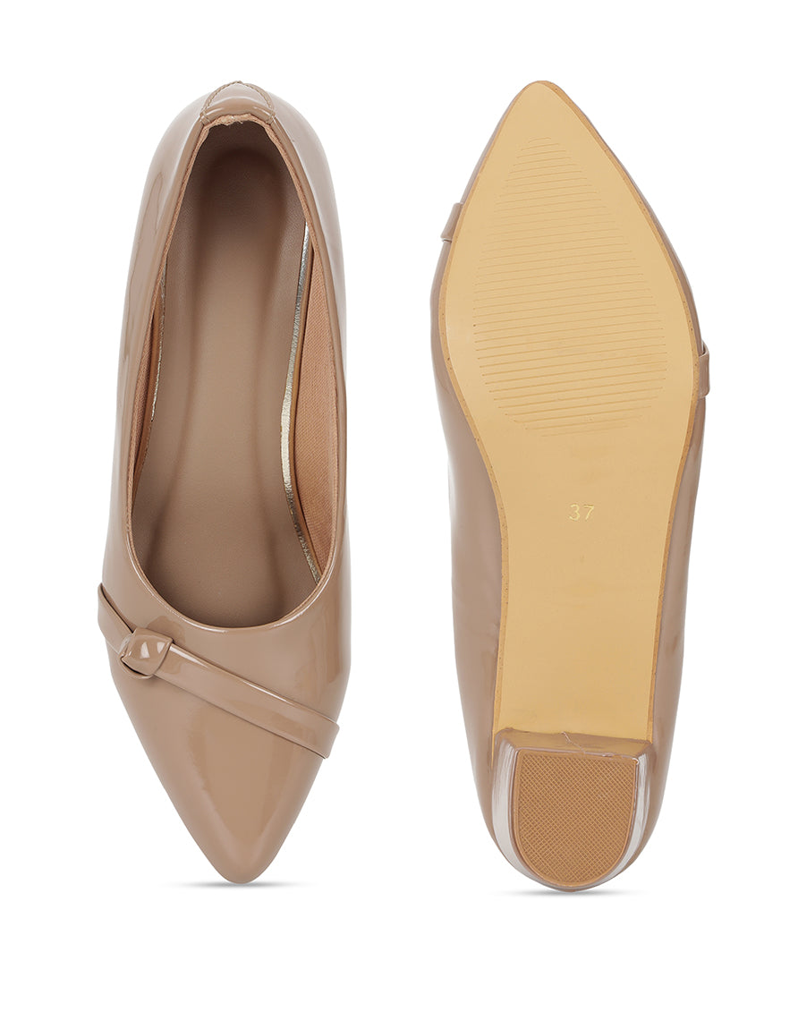 Taupe Pumps Heels Sandals for women