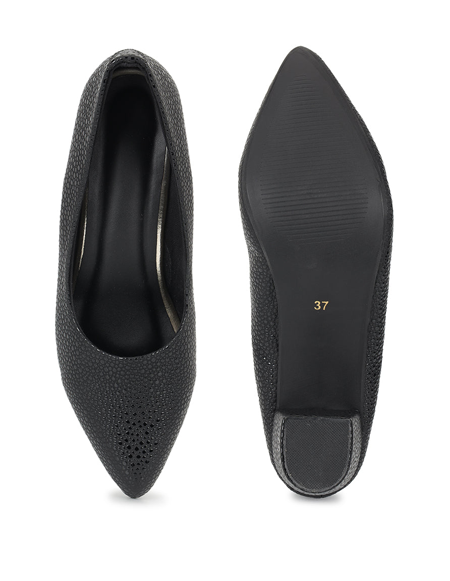 Black Pumps Heels Sandals for women