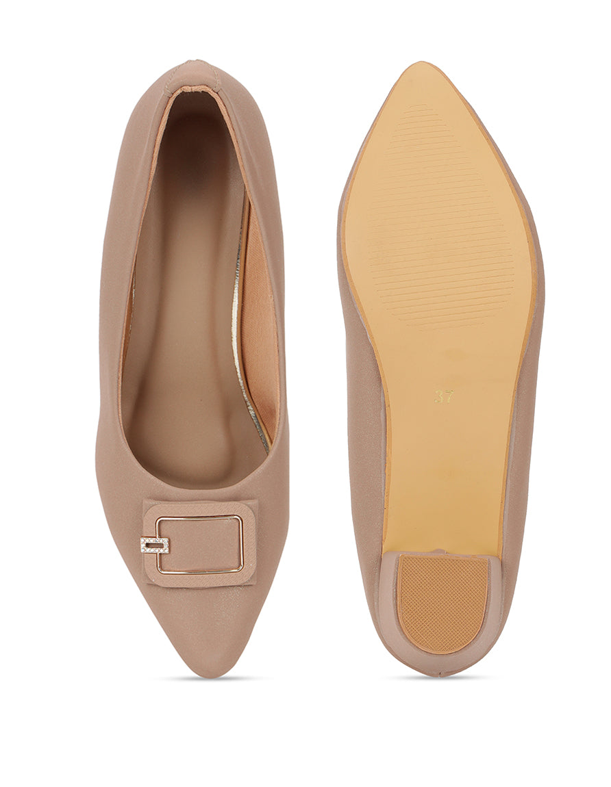 Taupe Pumps Heels Sandals for women