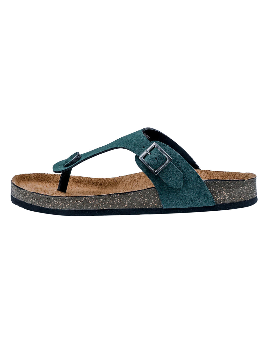 Green Suede Sandals for Women - Regent