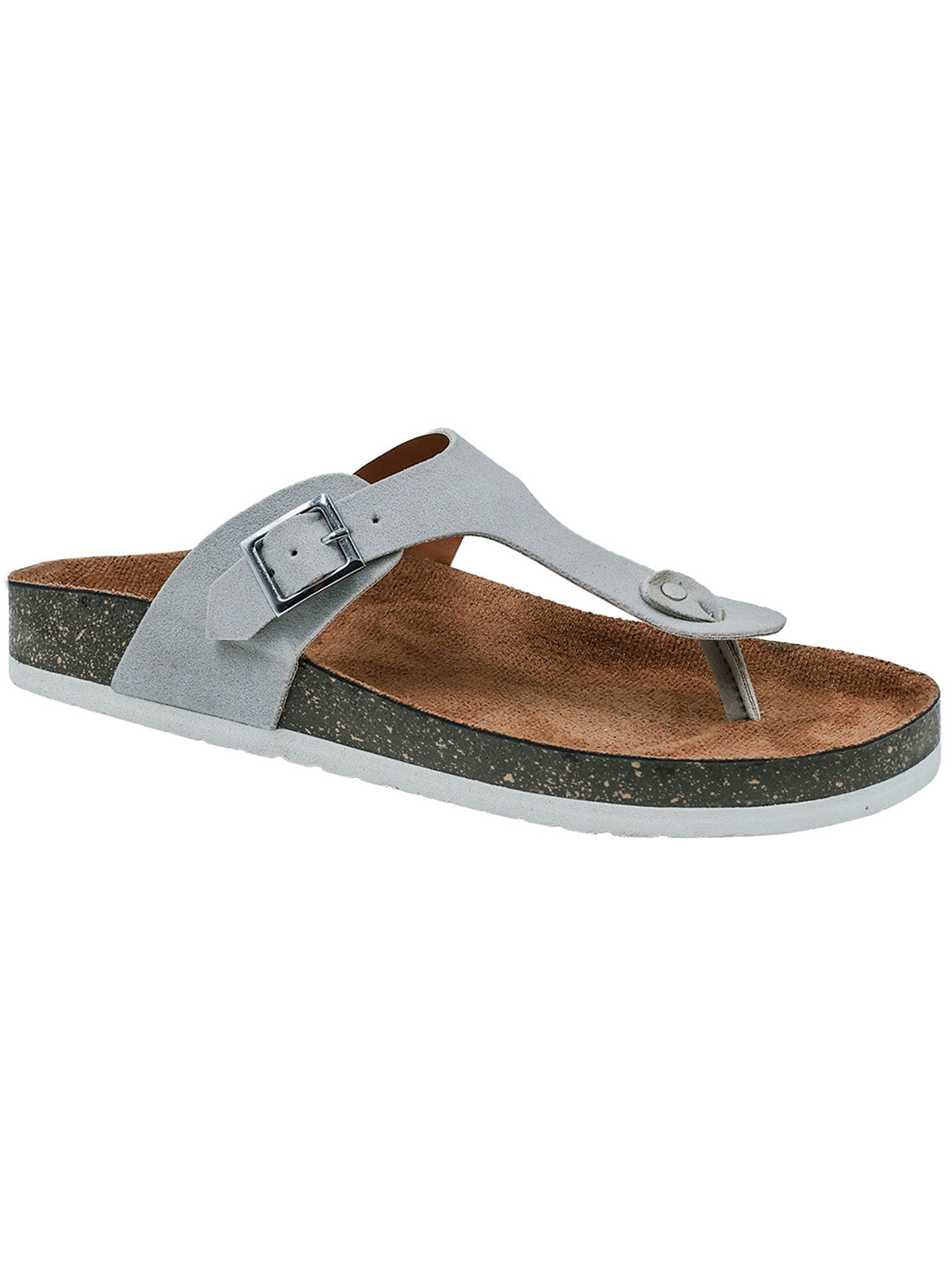 Grey Suede Sandals for Women - Regent
