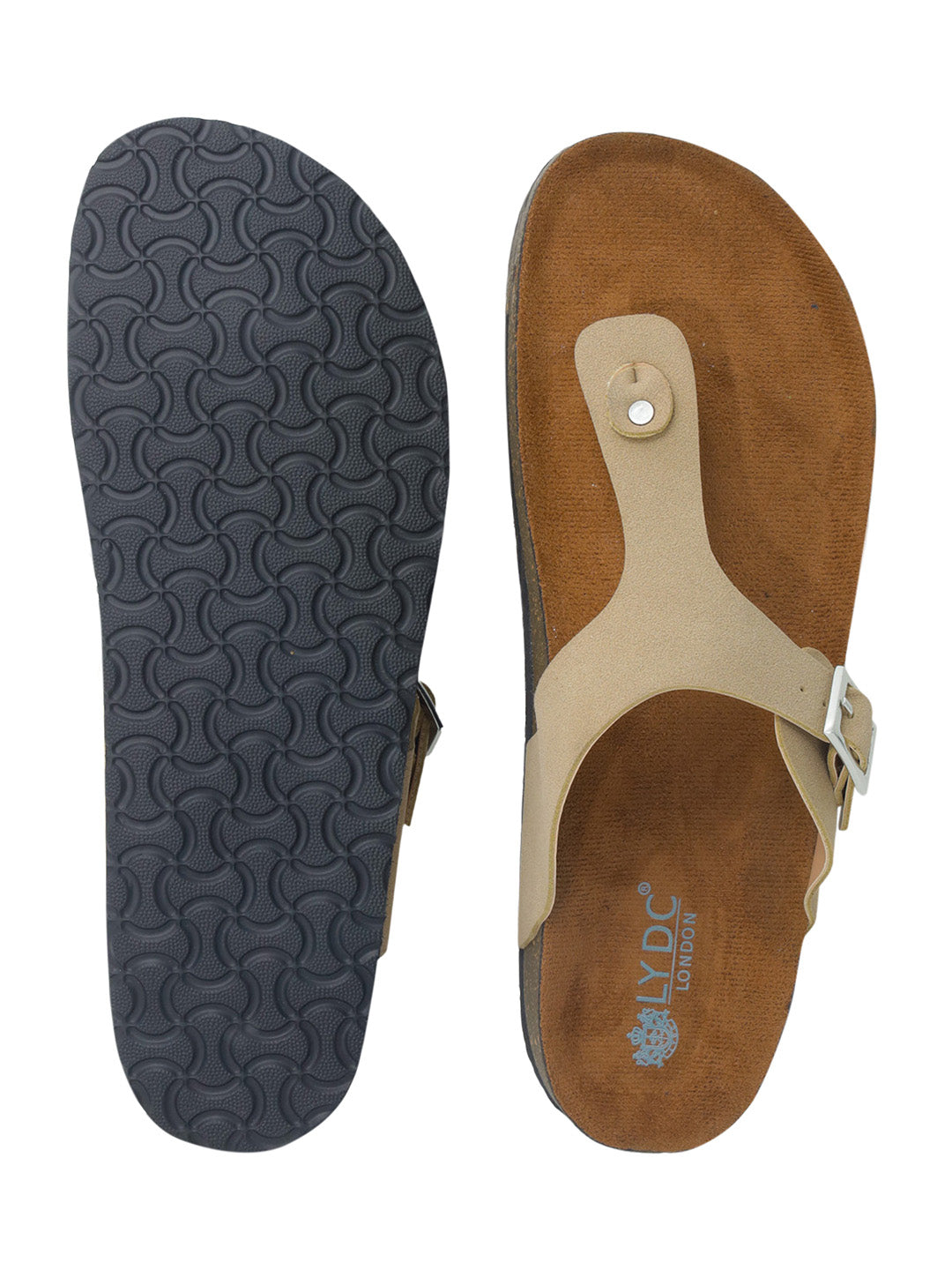 Beige Suede Sandals for Women - Regent