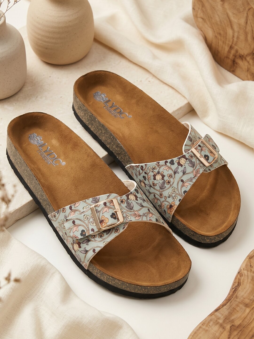 Women's Madhubani Print Fashion Sandals - Camden
