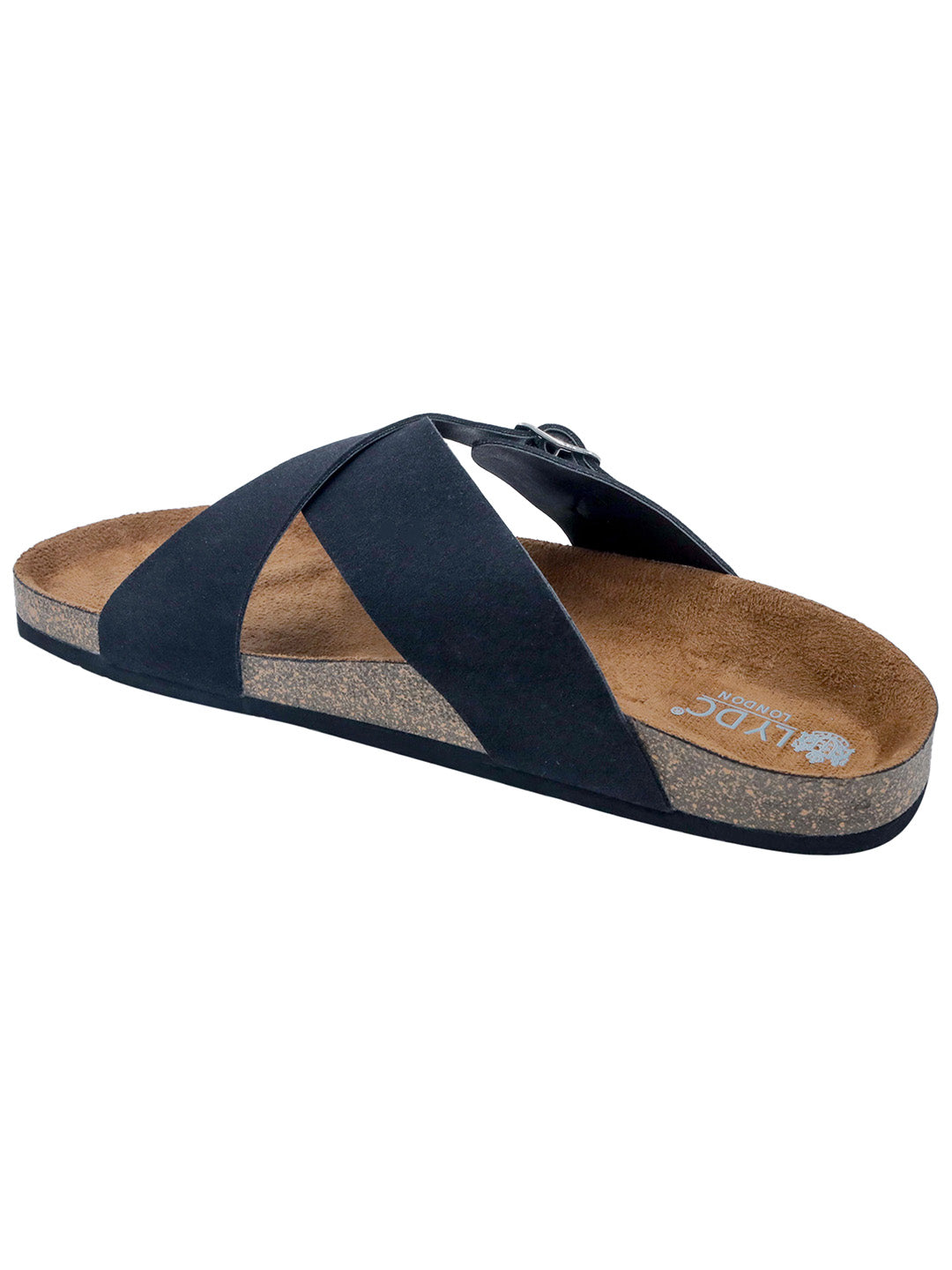 Women's Flat Sandals Black Color