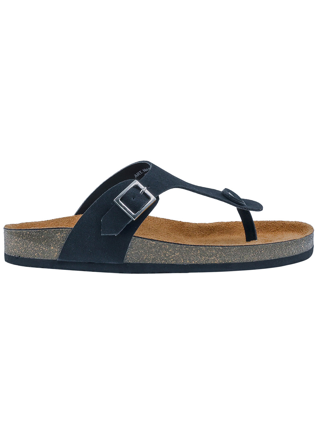 Black Suede Sandals for Women - Regent
