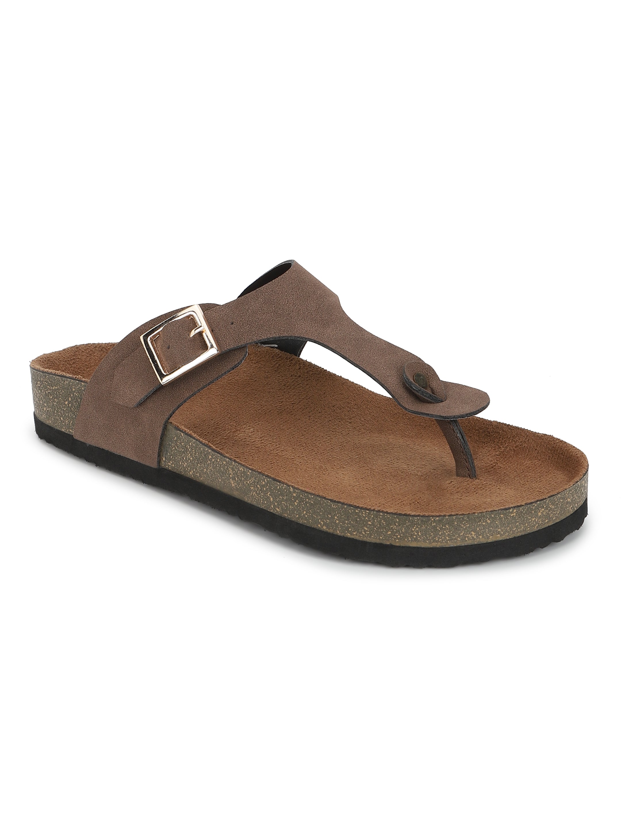 Brown Suede Sandals for Women - Regent