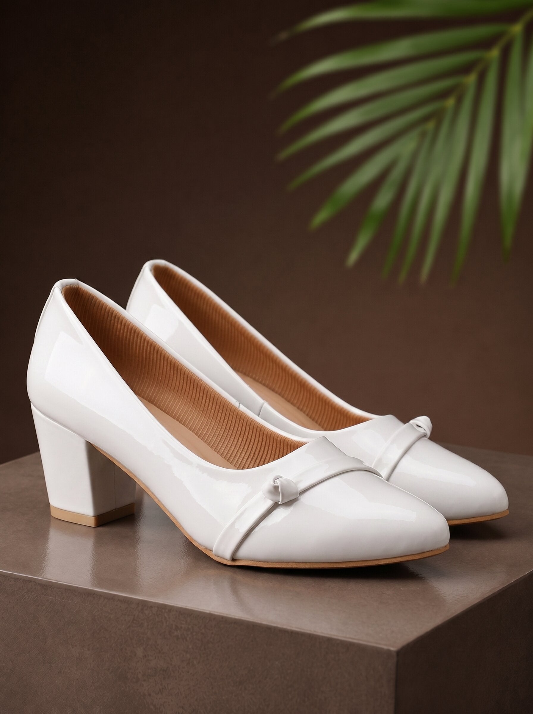 White Pumps Heels Sandals for women