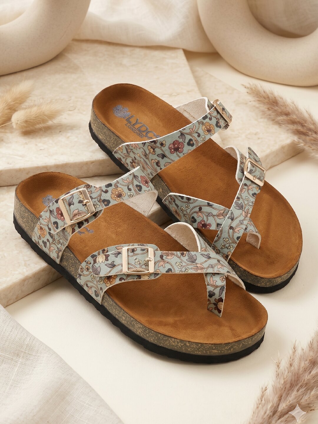 Women's Madhubani Print Fashion Sandals - Soho