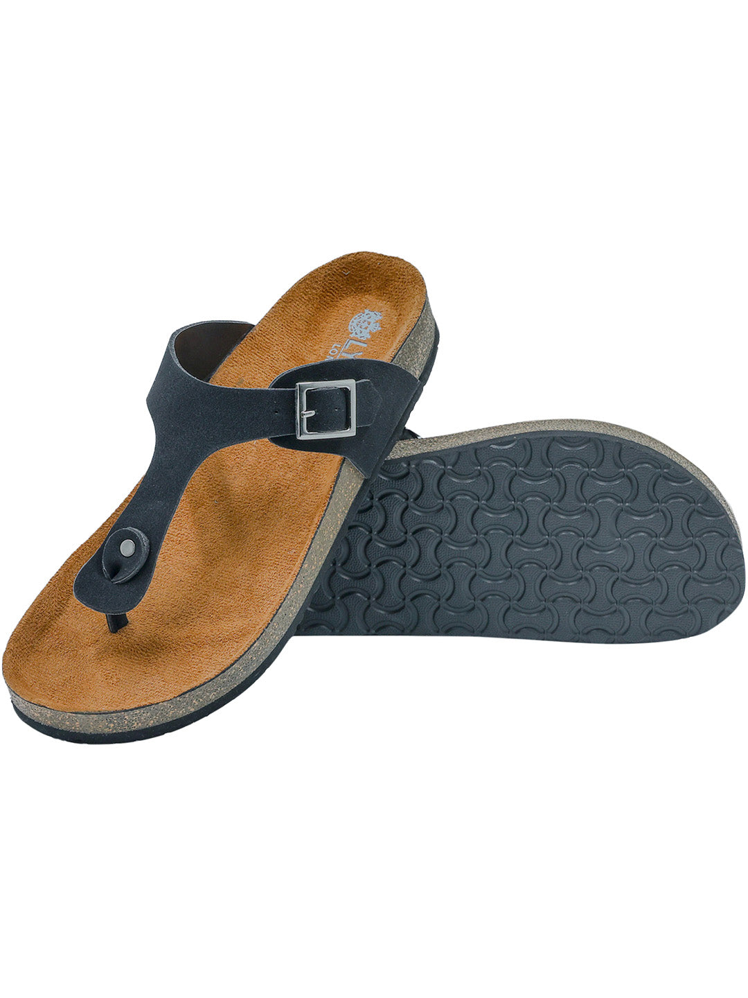 Black Suede Sandals for Women - Regent