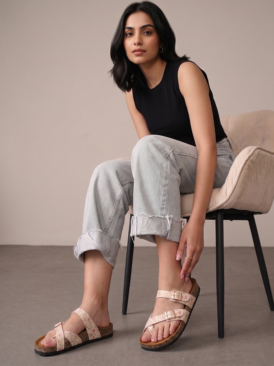 Women's Sanganeri Print Fashion Sandals - Soho
