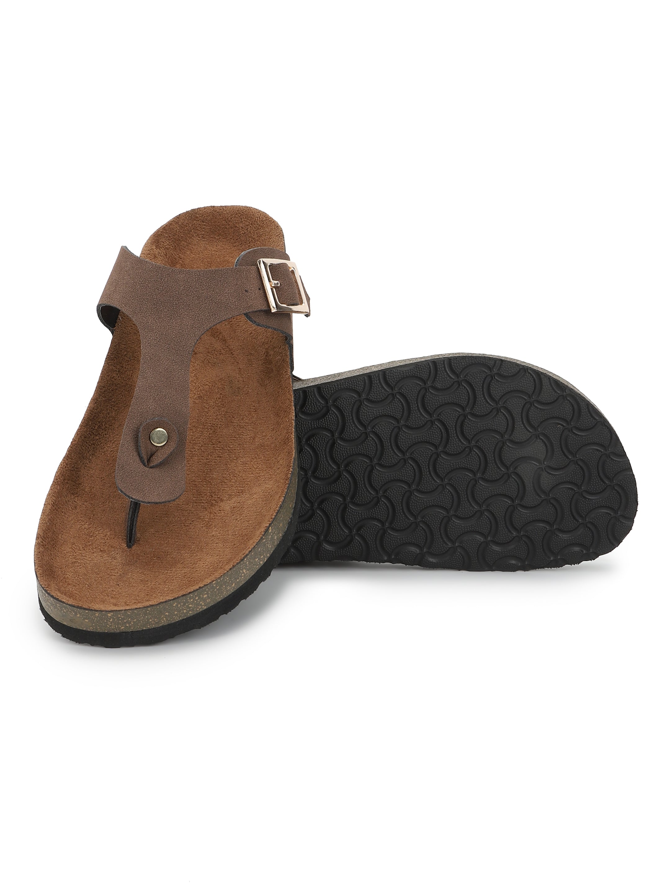 Brown Suede Sandals for Women - Regent