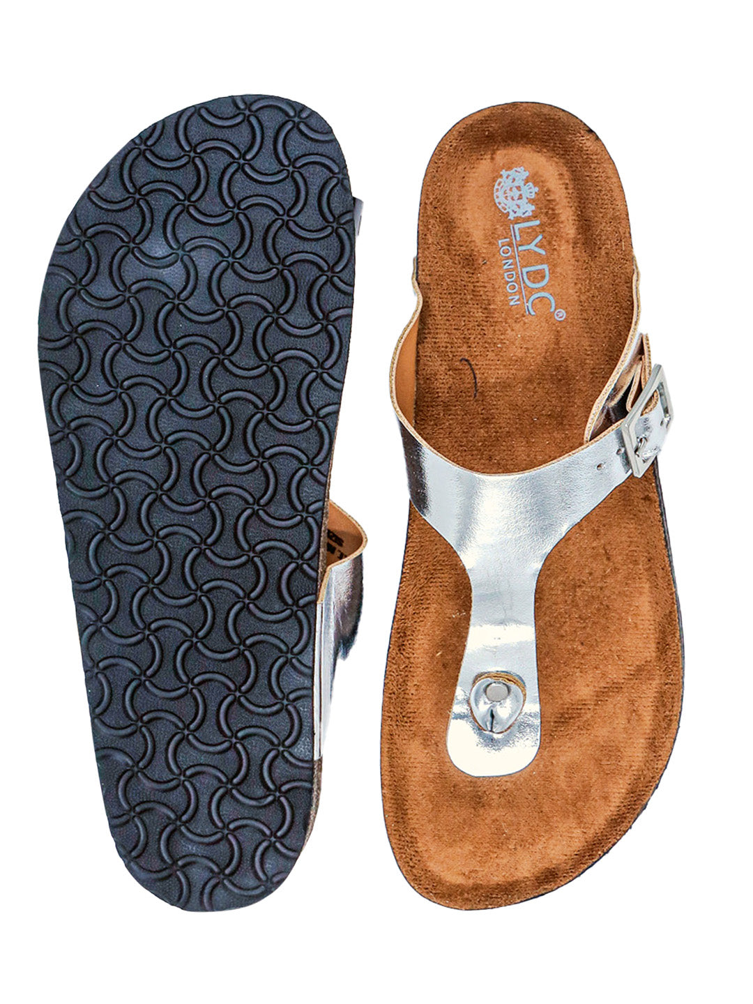 Silver Compass Sandals for Women - Regent