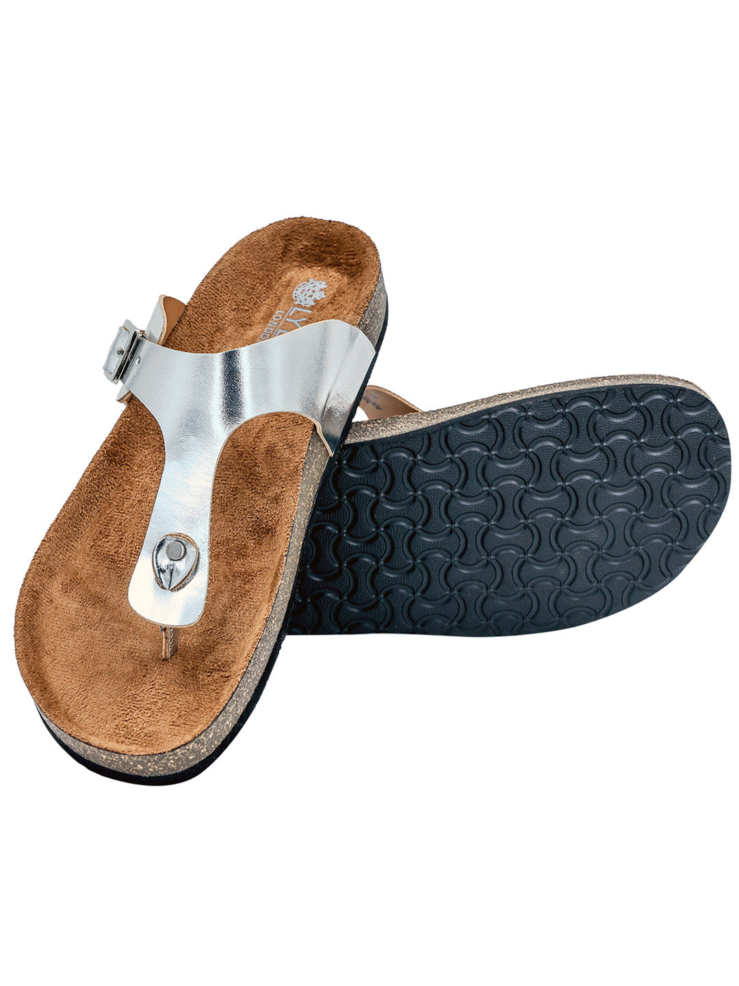 Silver Compass Sandals for Women - Regent