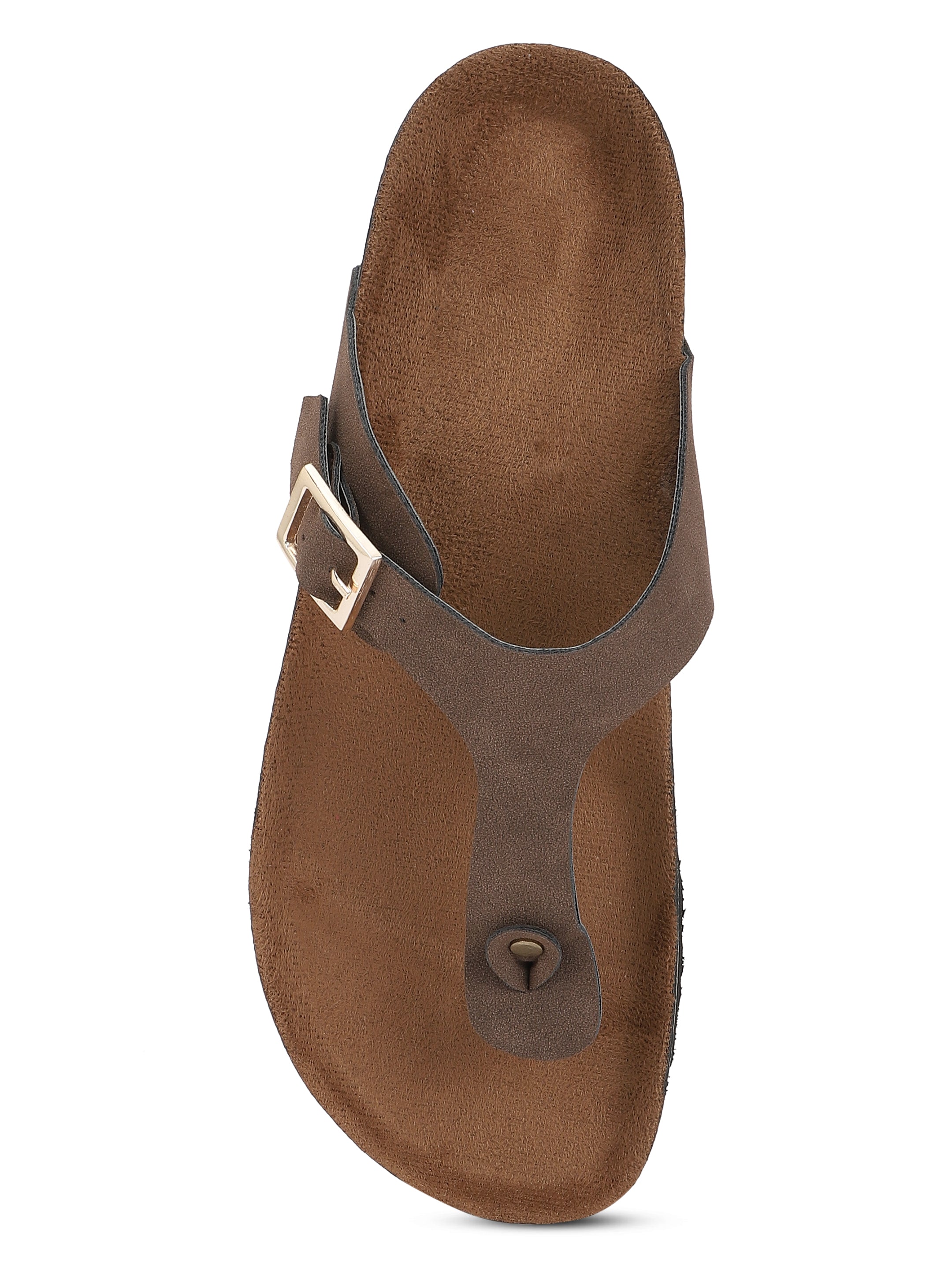 Brown Suede Sandals for Women - Regent