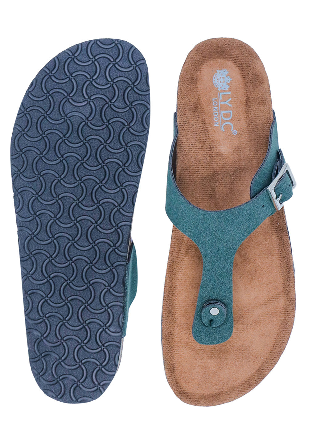 Green Suede Sandals for Women - Regent