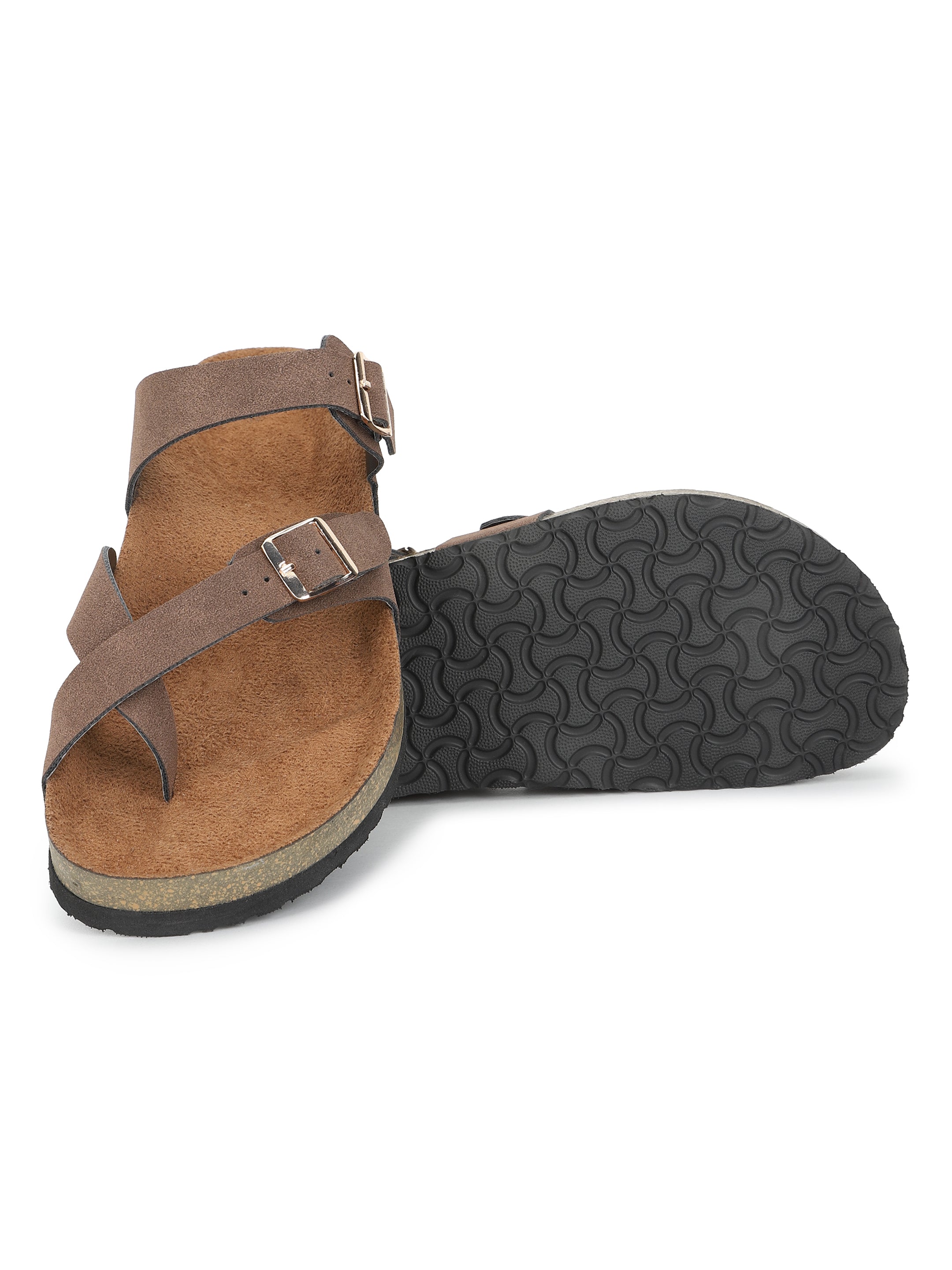 Brown Suede Sandals for Women -Soho