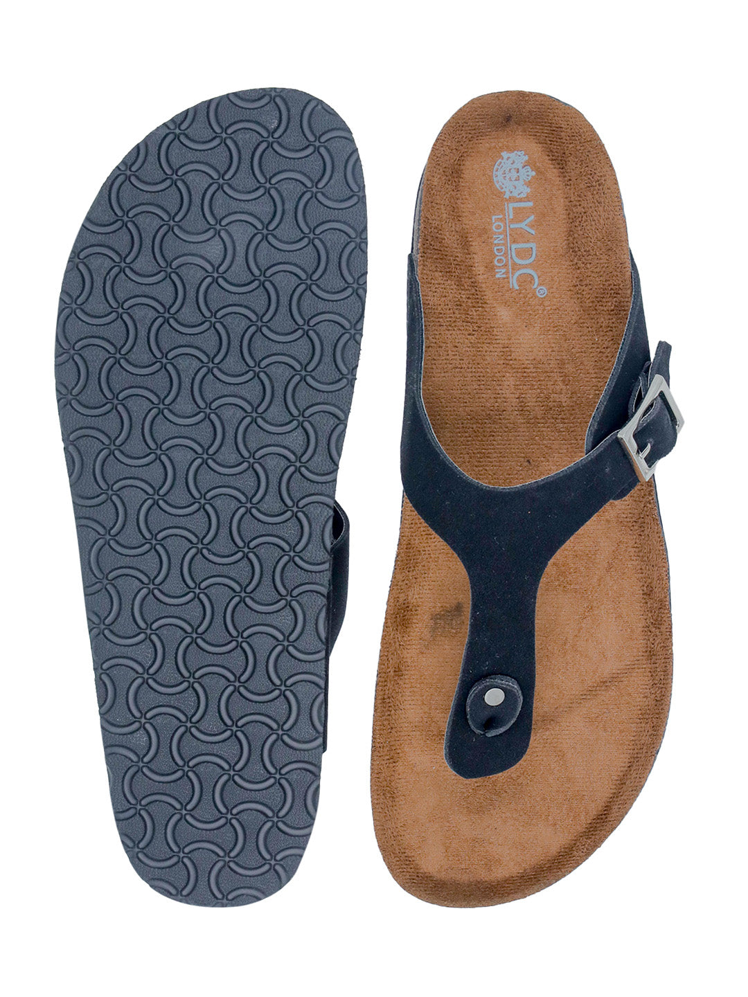 Black Suede Sandals for Women - Regent