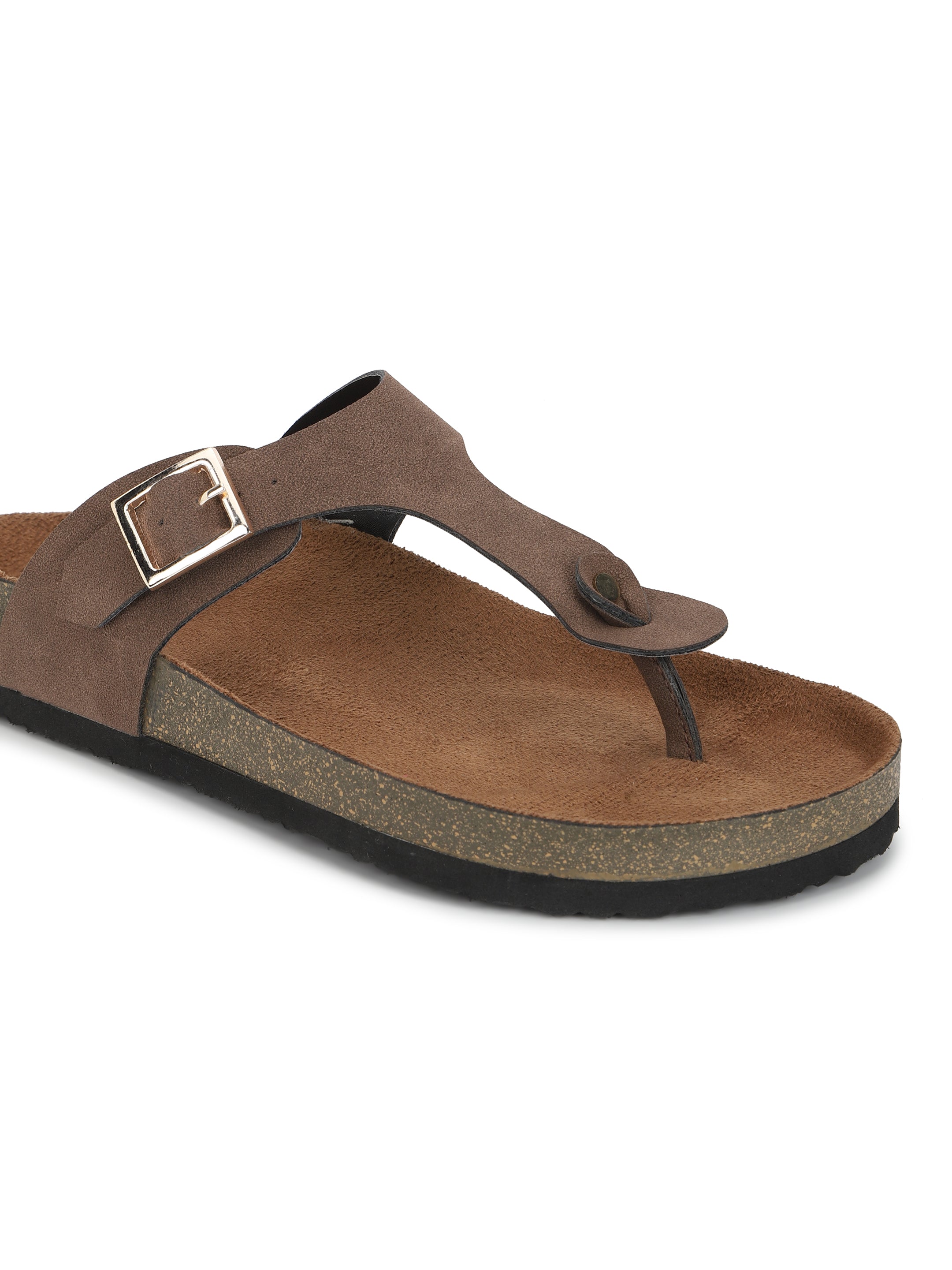Brown Suede Sandals for Women - Regent