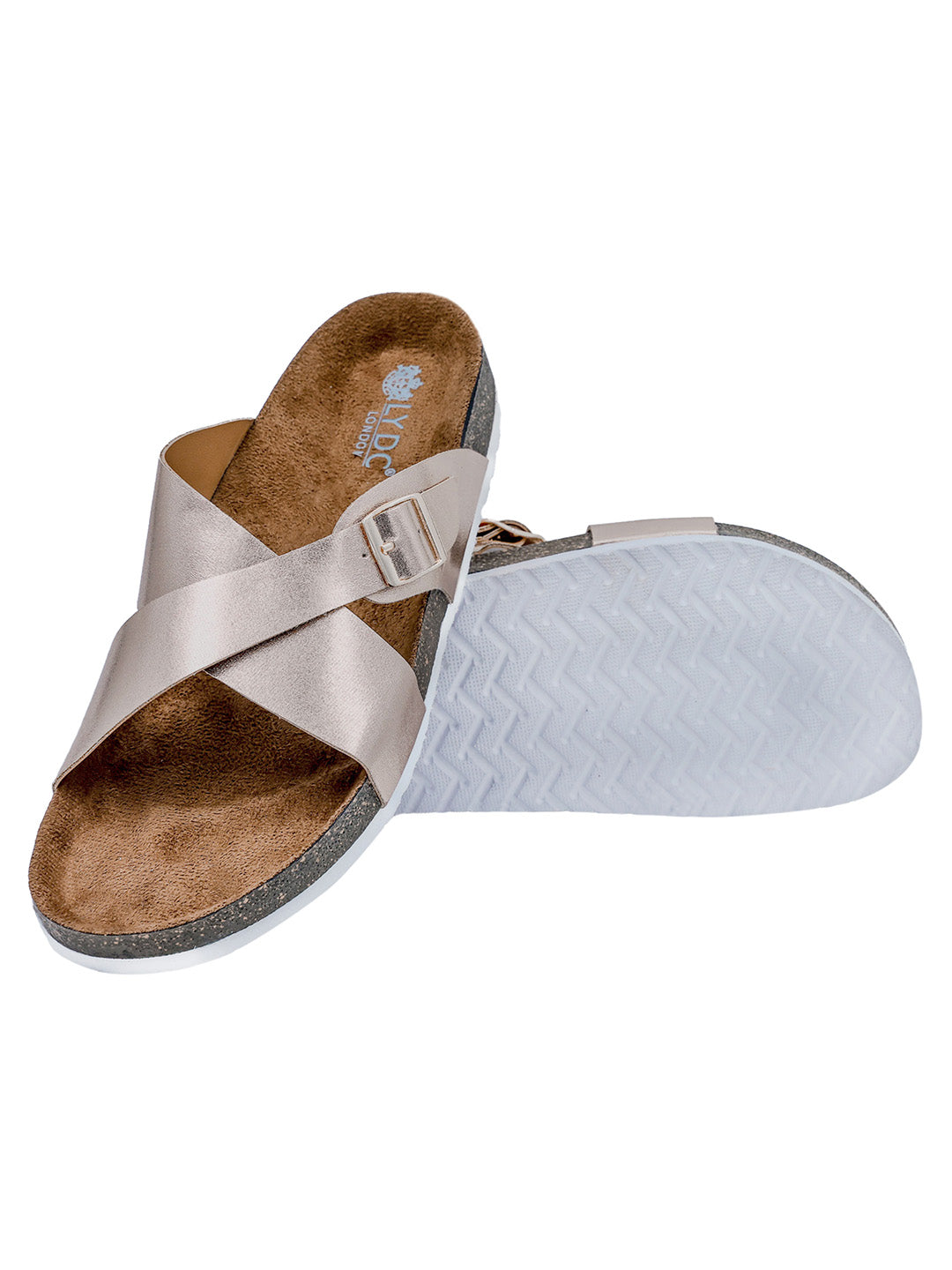 Rosegold Women's Flat Sandals