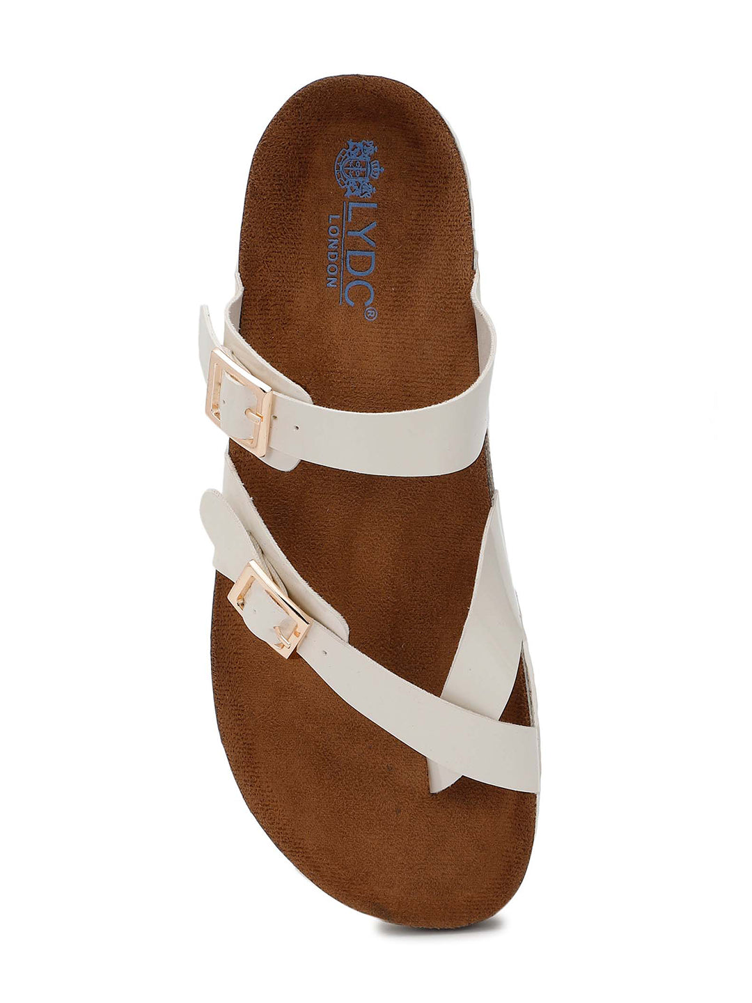 White Patent Sandals for Women - Soho