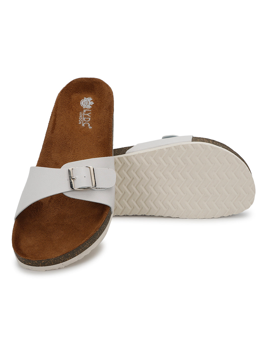White Plain Sandals for Women - Camden