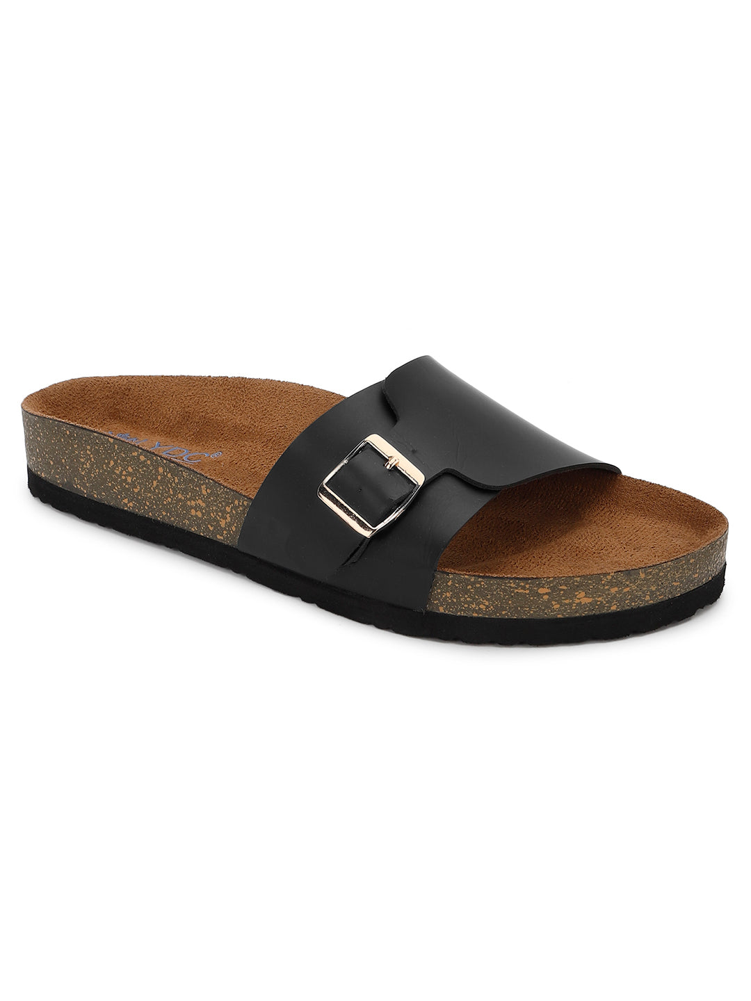 Black Put Sandals for Women - Bristol