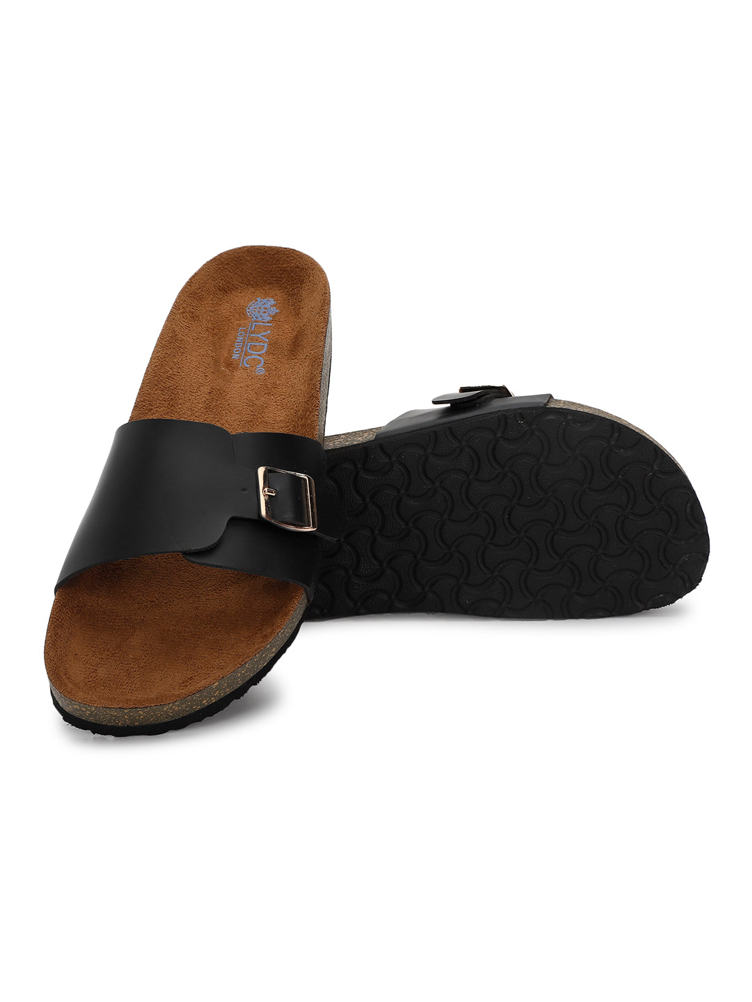 Black Put Sandals for Women - Bristol