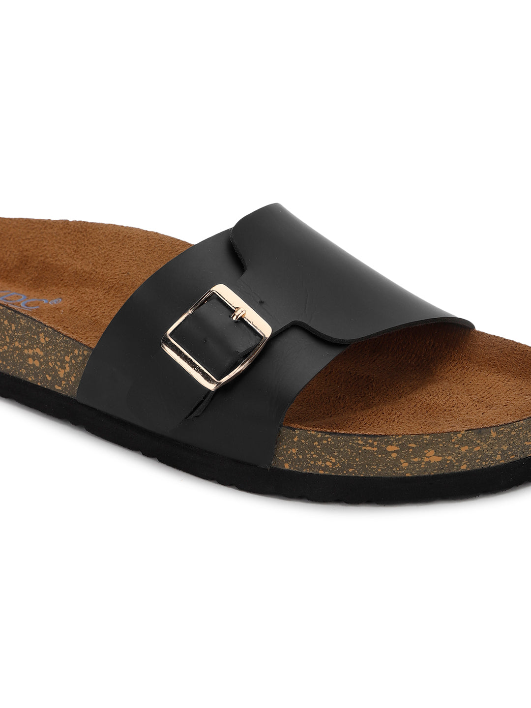 Black Put Sandals for Women - Bristol