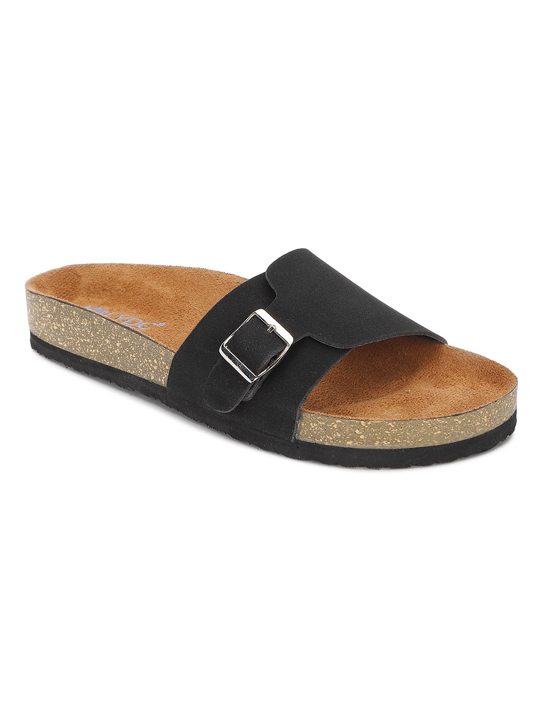 Black Suede Sandals for Women - Bristol